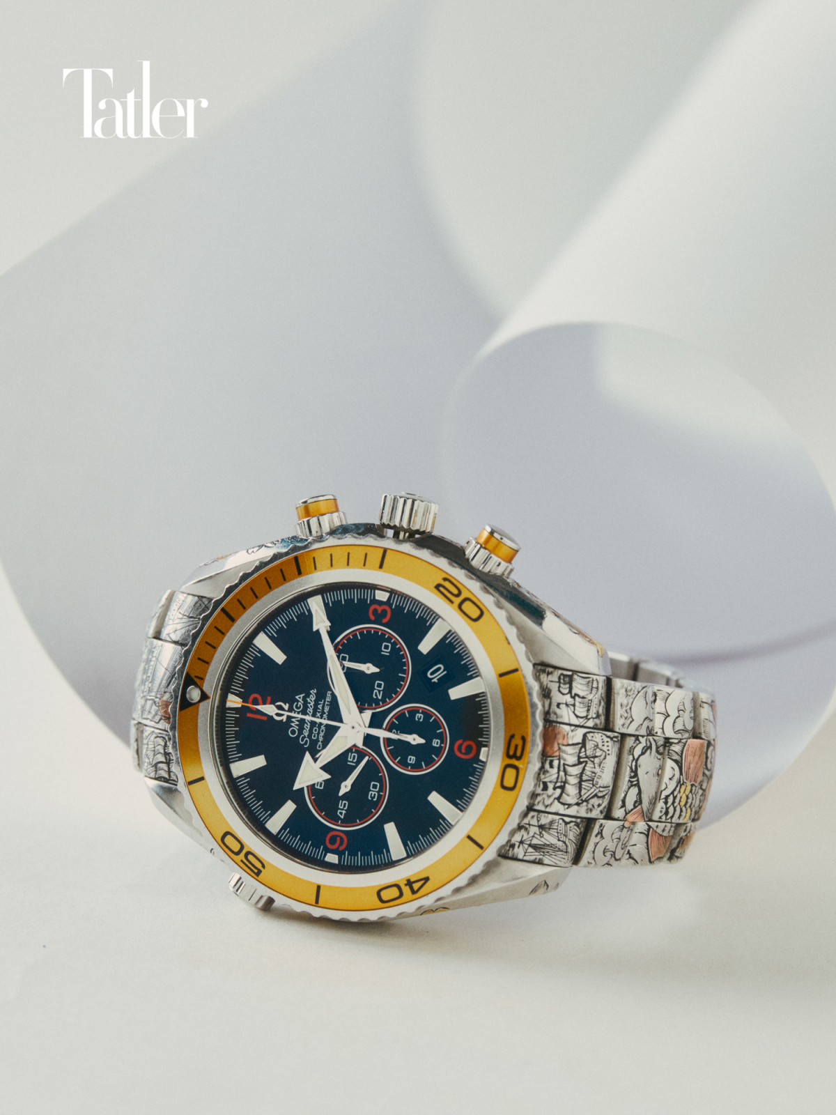 Omega Seamaster Planet Ocean chronograph (Photo: courtesy of Tatler Hong Kong / Hungmc)
