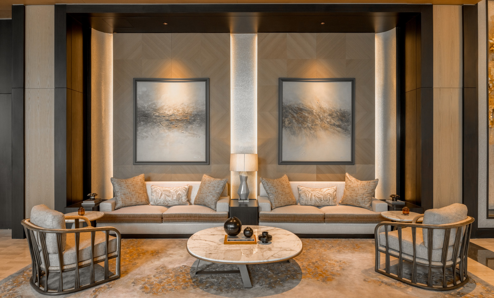Aurelia Residences by Shang Properties and Miguel Rosales of Caramel Inc, the winner of Best Use of Art at the Tatler Homes Design Awards 2026