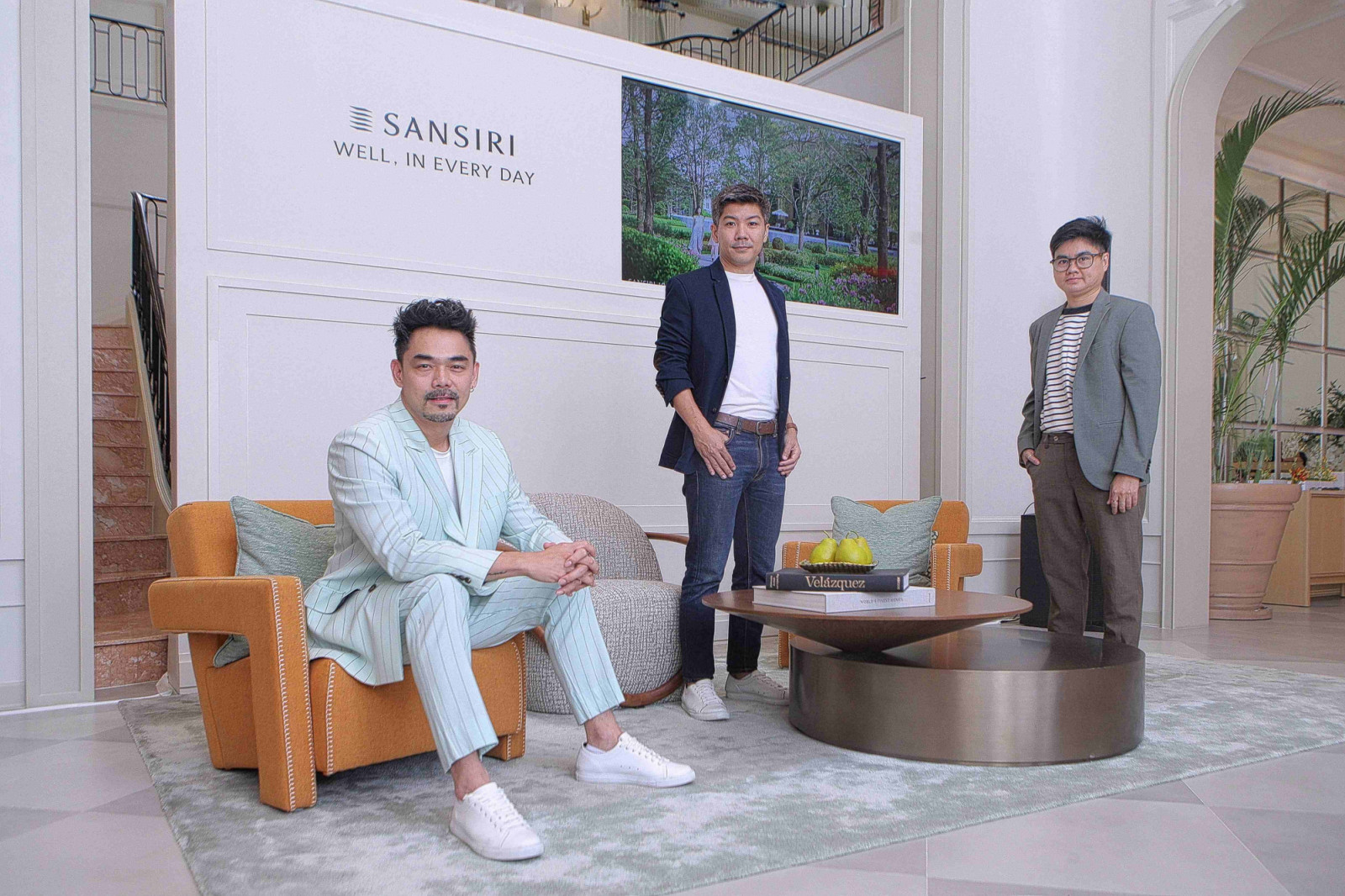 วทัญญู ตันติวงศ์ (ผู้อำนวยการฝ่าย Creative House), พีร์ โปษยานนท์ (ผู้จัดการฝ่ายพัฒนาผลิตภัณฑ์) และ ปัทมาวดี ดีซอน (รองผู้อำนวยการฝ่ายพัฒนาผลิตภัณฑ์) บริษัท แสนสิริ (จำกัด) มหาชน
