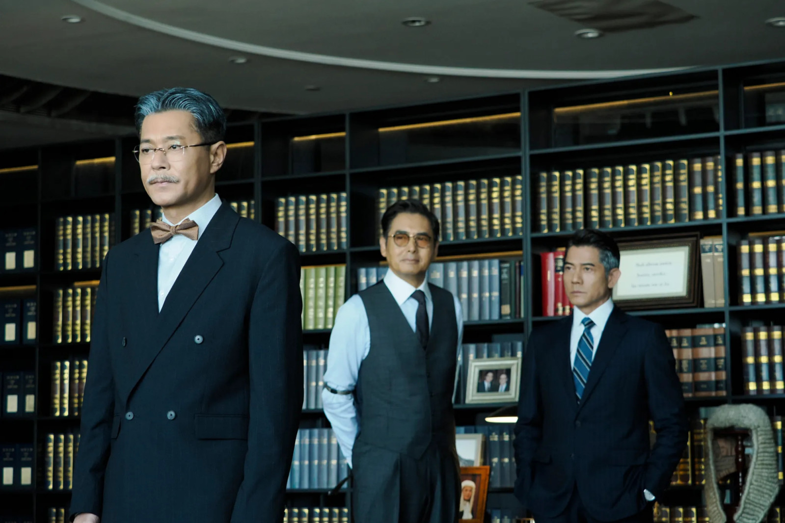 From left: Hong Kong cinema heavyweights Louis Koo, Chow Yun-Fat and Aaron Kwok reprise their roles from the preceding ‘Cold War’ films (Photo: Edko Films Limited and Wanda Pictures Co Ltd)