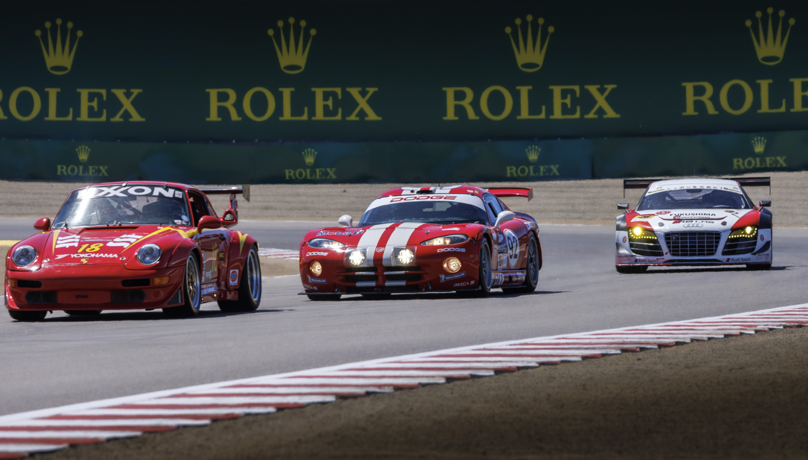 Group 11 - Scott Pruett Legends of Endurance Cup Practice - 1991-2011 IMSA, ALMS, Grand Am, FIA
#18, 1994 Porsche 993 RSR, Michael Sullivan
#92, 2000 Dodge Viper GTS-R, Florent Moulin