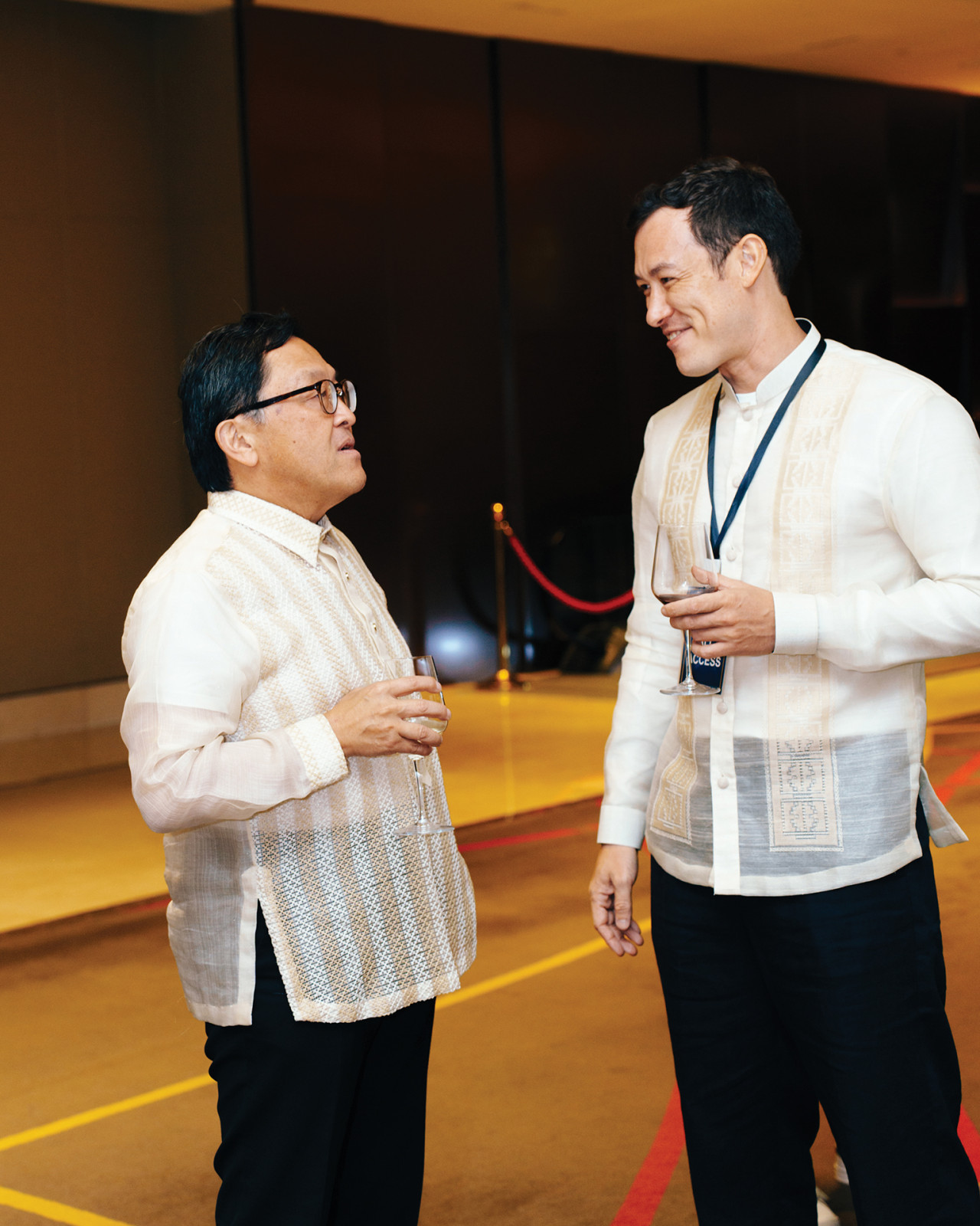 Japan Foundation, Manila’s director Ben Suzuki with Mikhail Schemm (Photo: Kim Angela Santos)