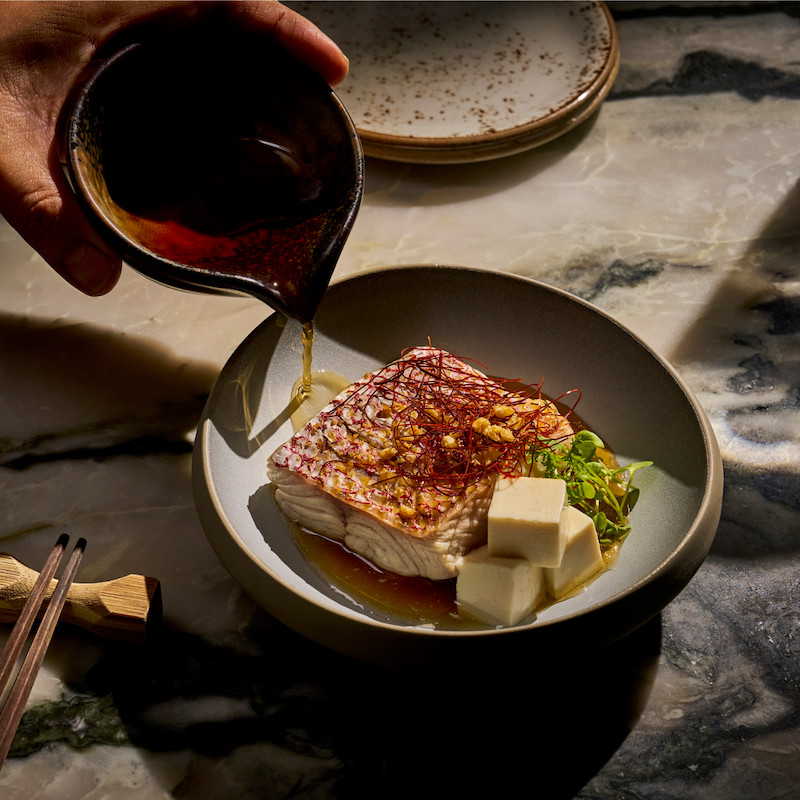 Steamed fish