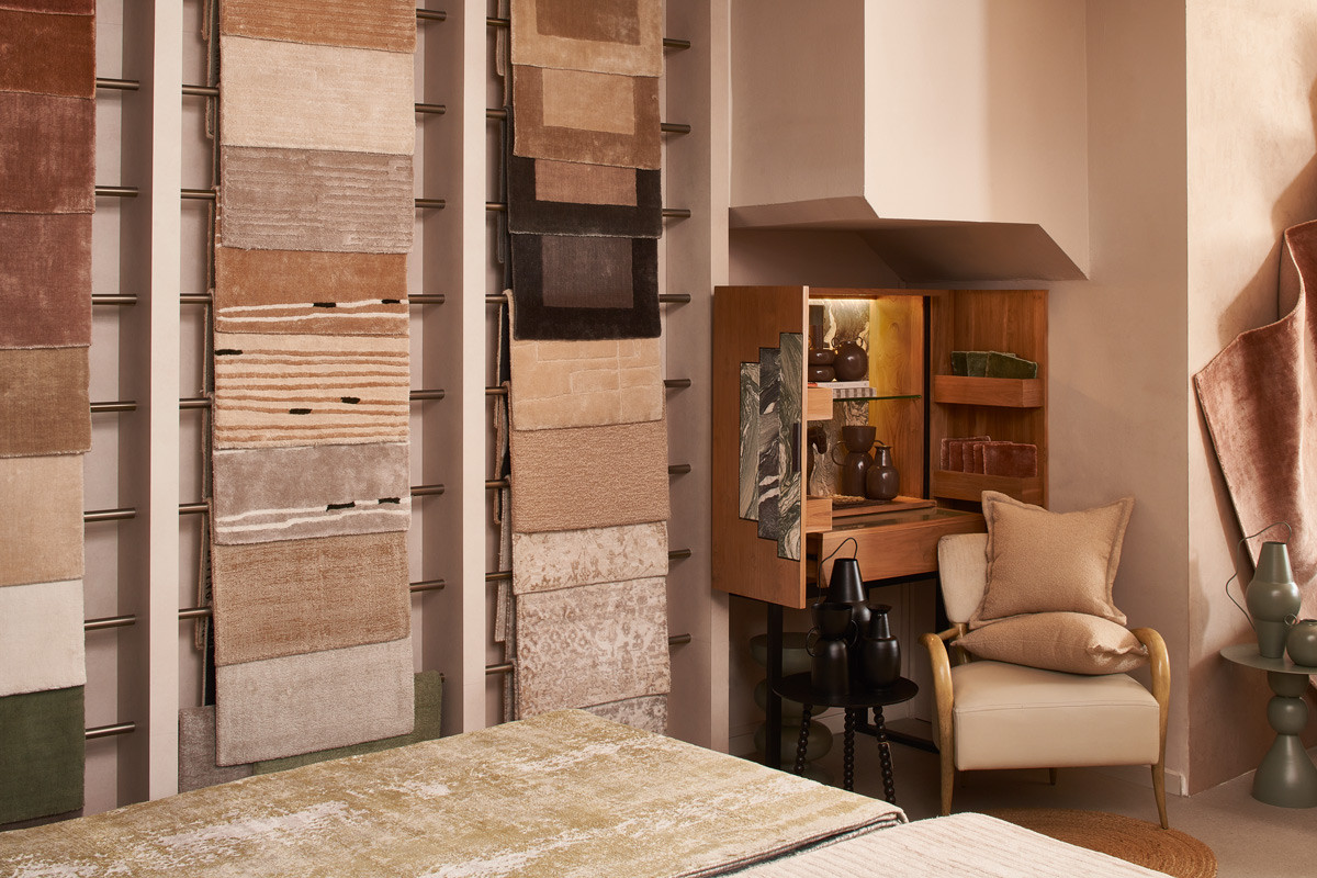 A rich tapestry of samples in various shapes and hues