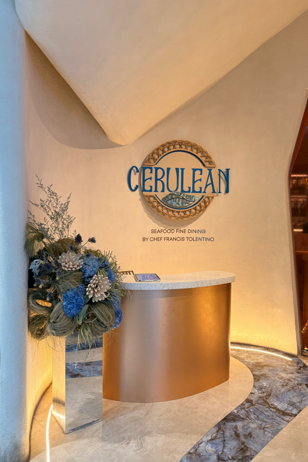 Cerulean, a new seafood restaurant by chef Francis Tolentino