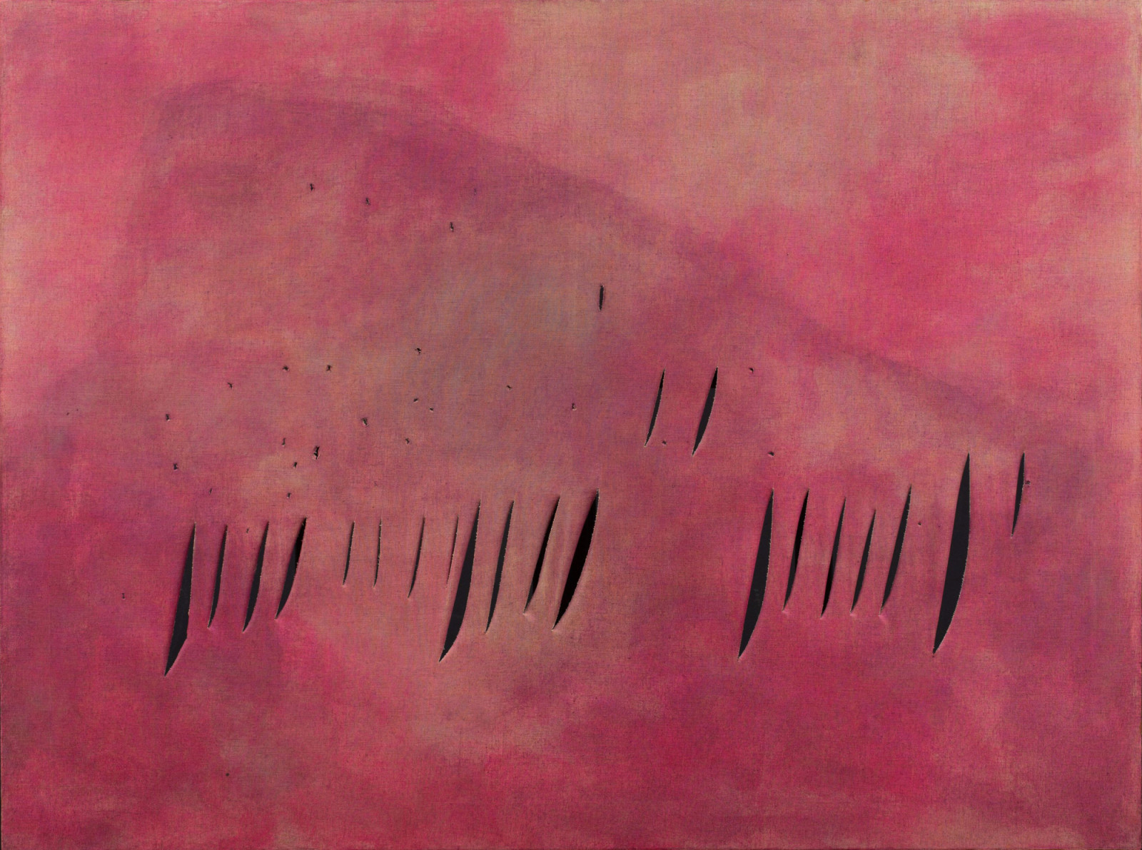 ‘Concetto spaziale, Attese’ (1959) by Lucio Fontana (Photo: courtesy of Fondazione Lucio Fontana, Milan, by Siae 2026)