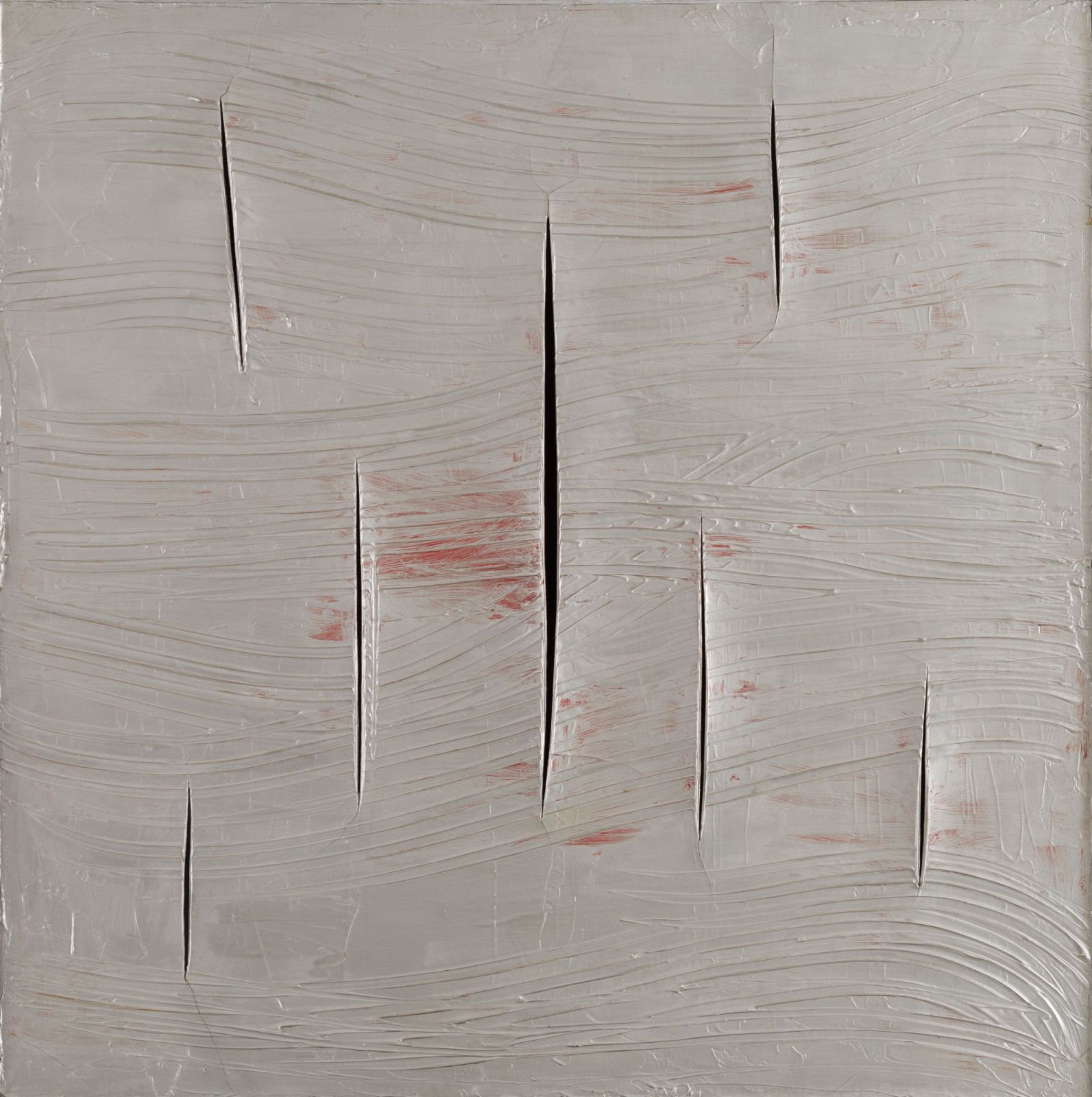 ‘Concetto spaziale, Venice Moon’ (1961) by Lucio Fontana (Photo: courtesy of Fondazione Lucio Fontana, Milan, by Siae 2026)