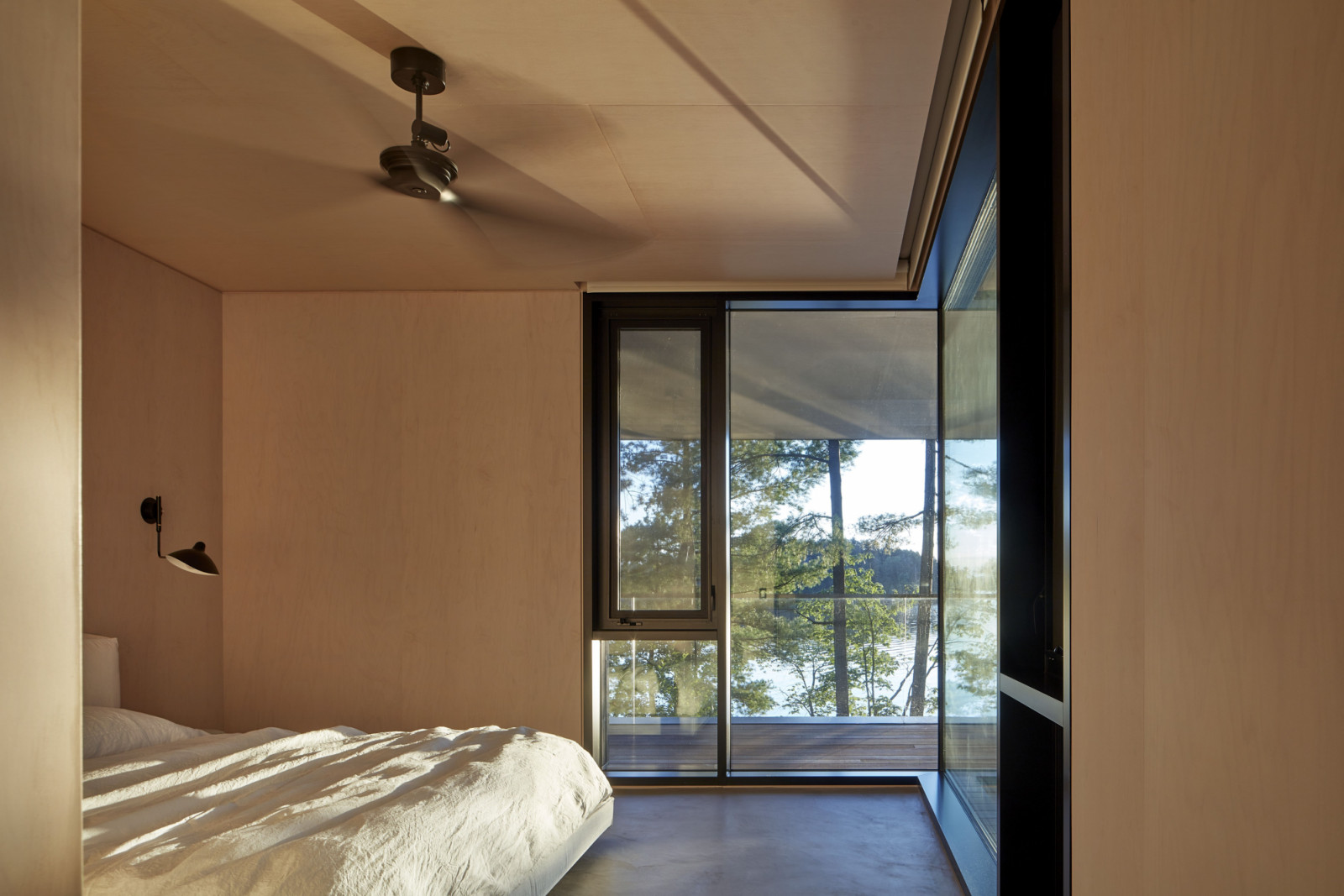 The custom biscuit joinery eliminates visible gaps and fasteners