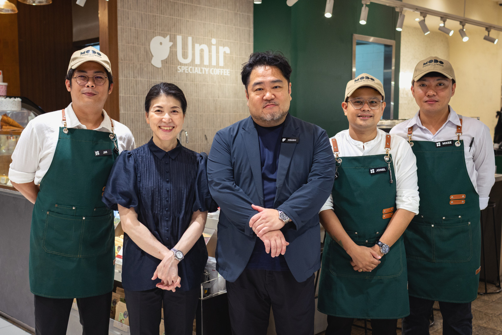 The Unir team, with founders Tomoko and Hisashi Yamamoto at the centre