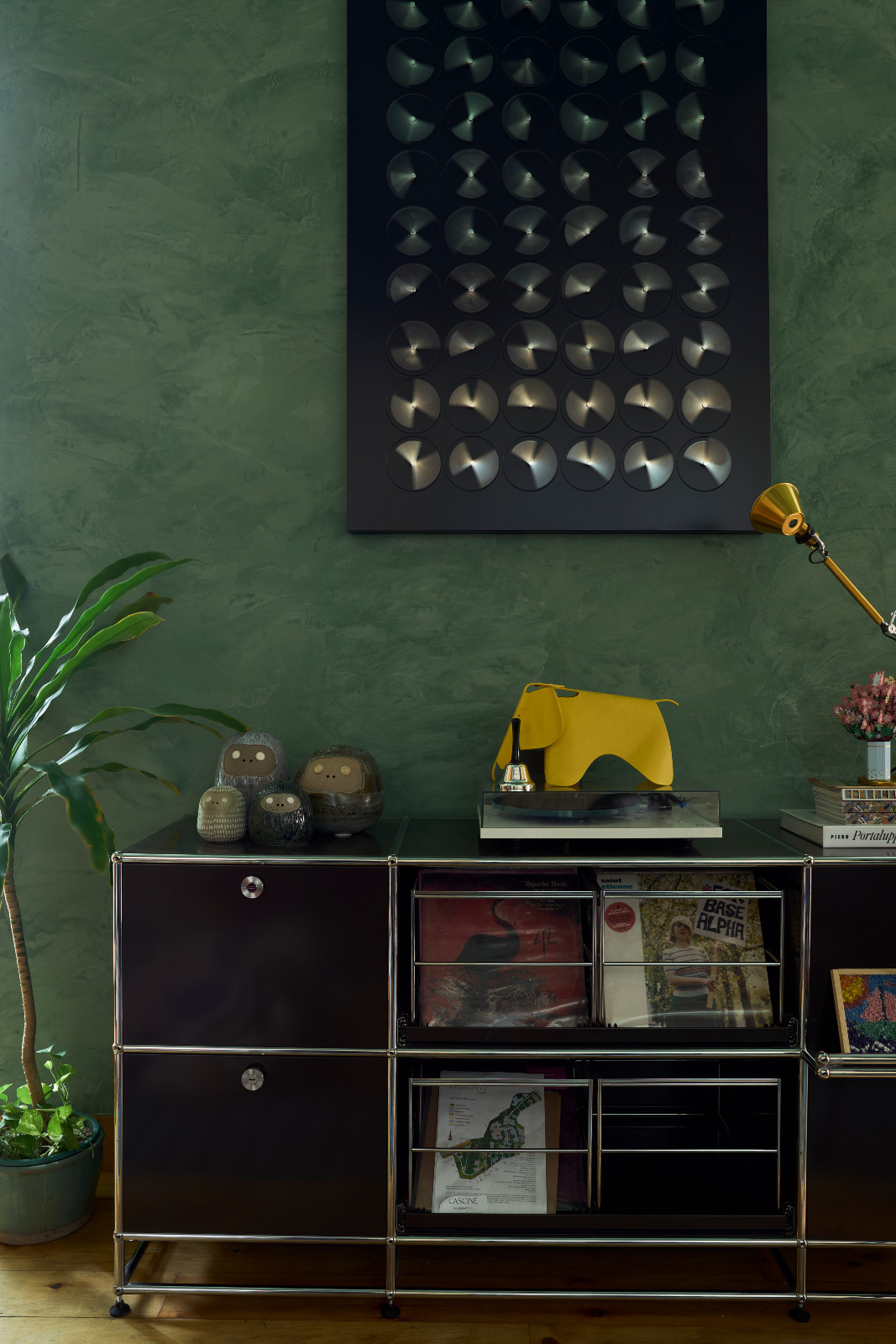 Artfully arranged pieces adorn the Manila home; there is a playfulness to the objects chosen as well as their placement