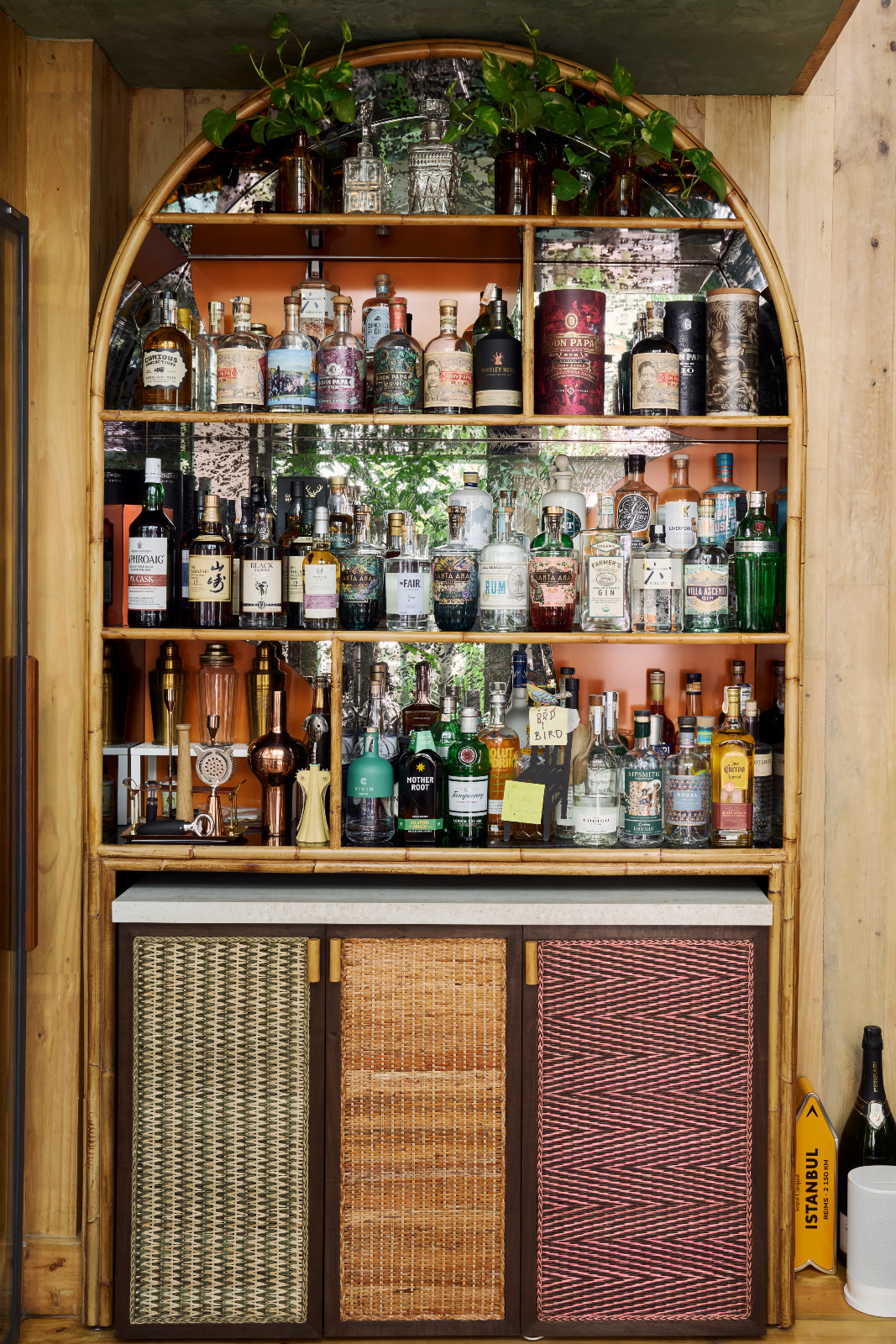 The bar is the result of a collaboration between E. Murio and Nazareno/Lichauco