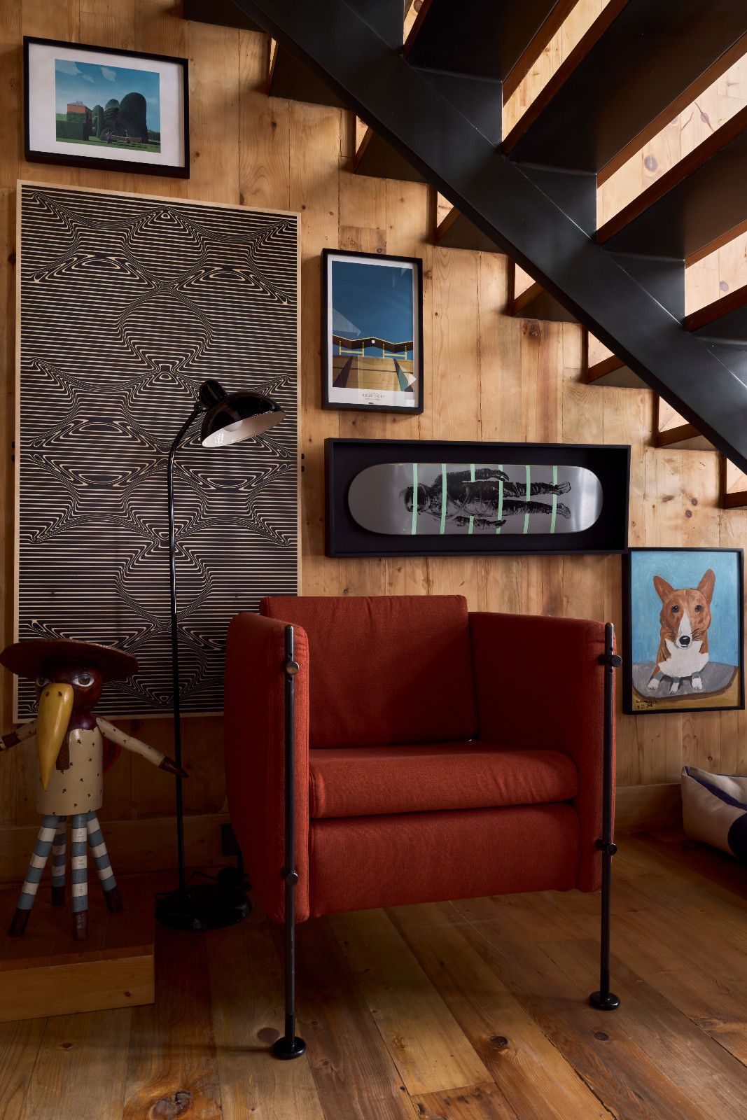 Glimpses of the living room at Monica and Andrew Garcia’s Manila house