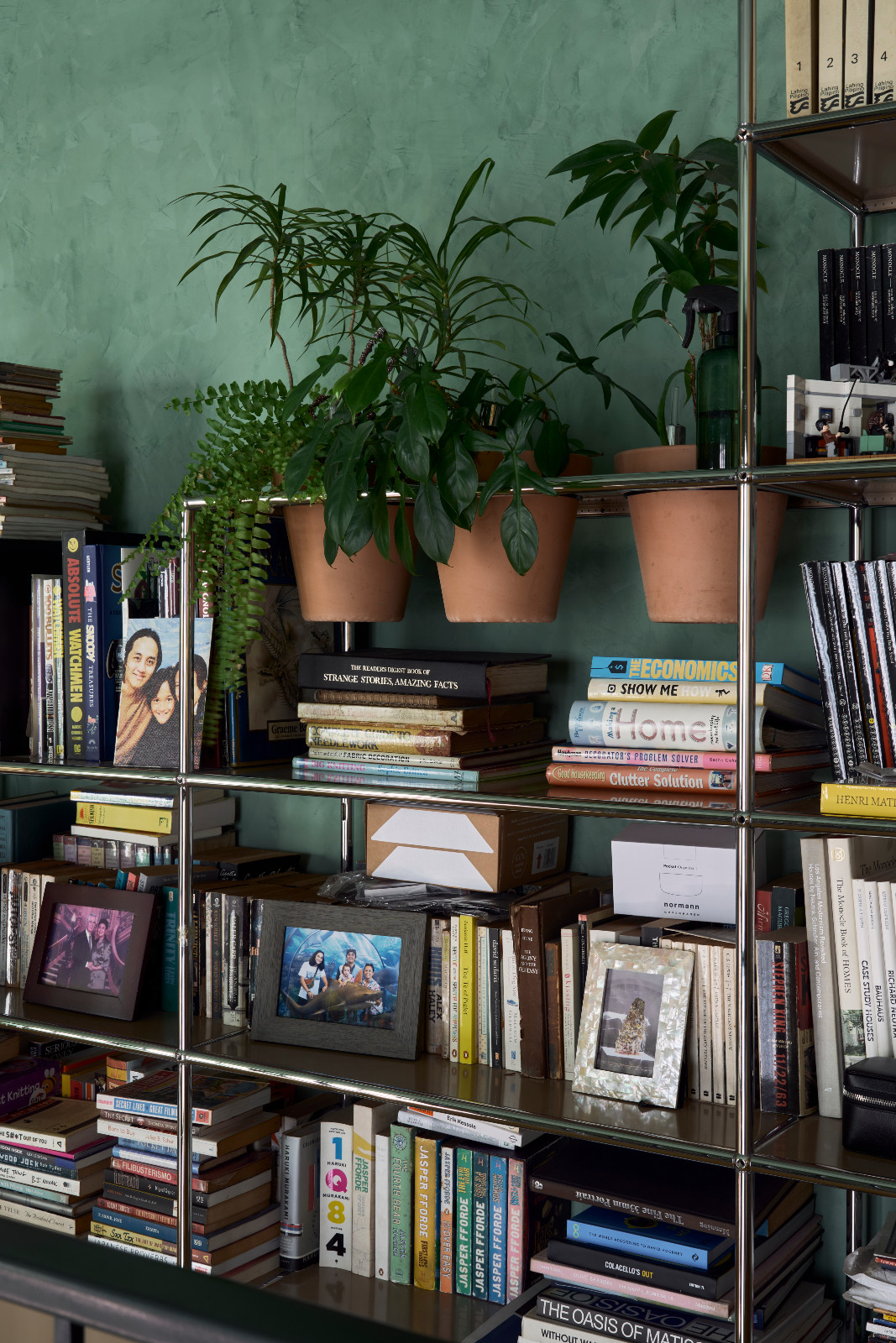 Glimpses of the living room at Monica and Andrew Garcia’s Manila house