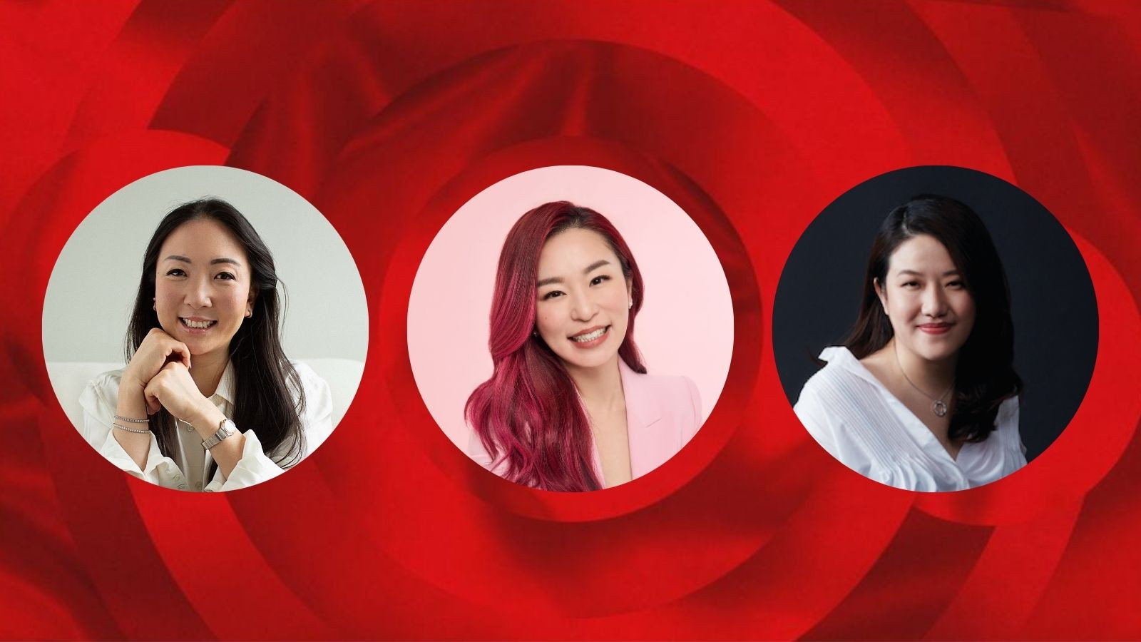 The Front & Female Founder Award nominees:  Margaret Wang; Yvon Bock; Gillian Tee