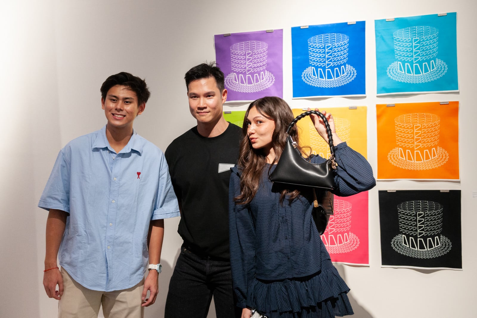 Nicholas Tan with attendees during the opening reception (Photo: courtesy of 125 Projects)