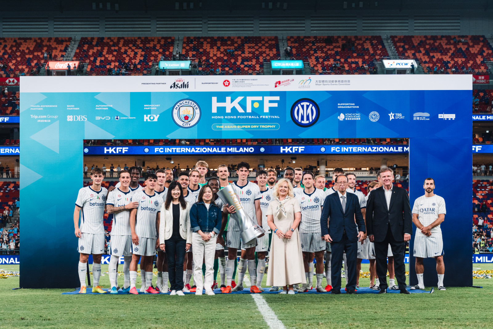 Hong Kong, Hong Kong - August 01: Hong Kong Football Festival - Manchester City vs Inter Milan at Kai Tak Stadium on August 1, 2026 in Hong Kong, Hong Kong . (Photo by Patrick Leung/TEG HK)