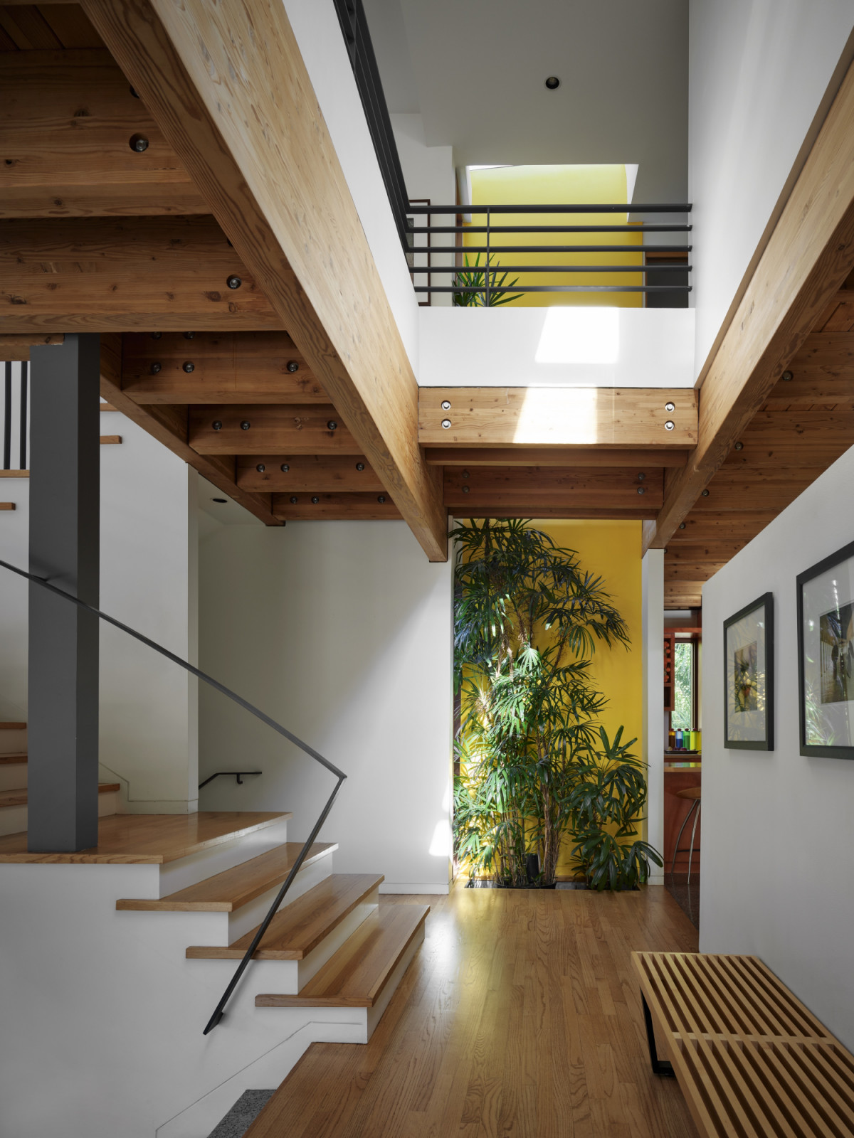 The interior of Robert Swatt's family home in Lafayette, California