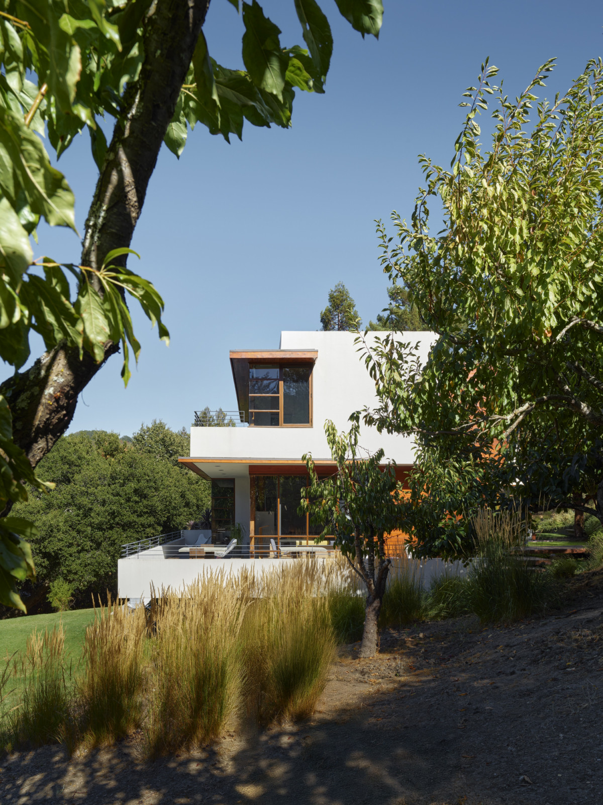 The exterior of Robert Swatt's family home in Lafayette, California
