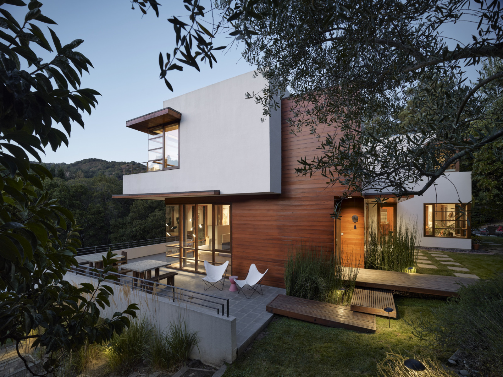 The exterior of Robert Swatt's family home in Lafayette, California