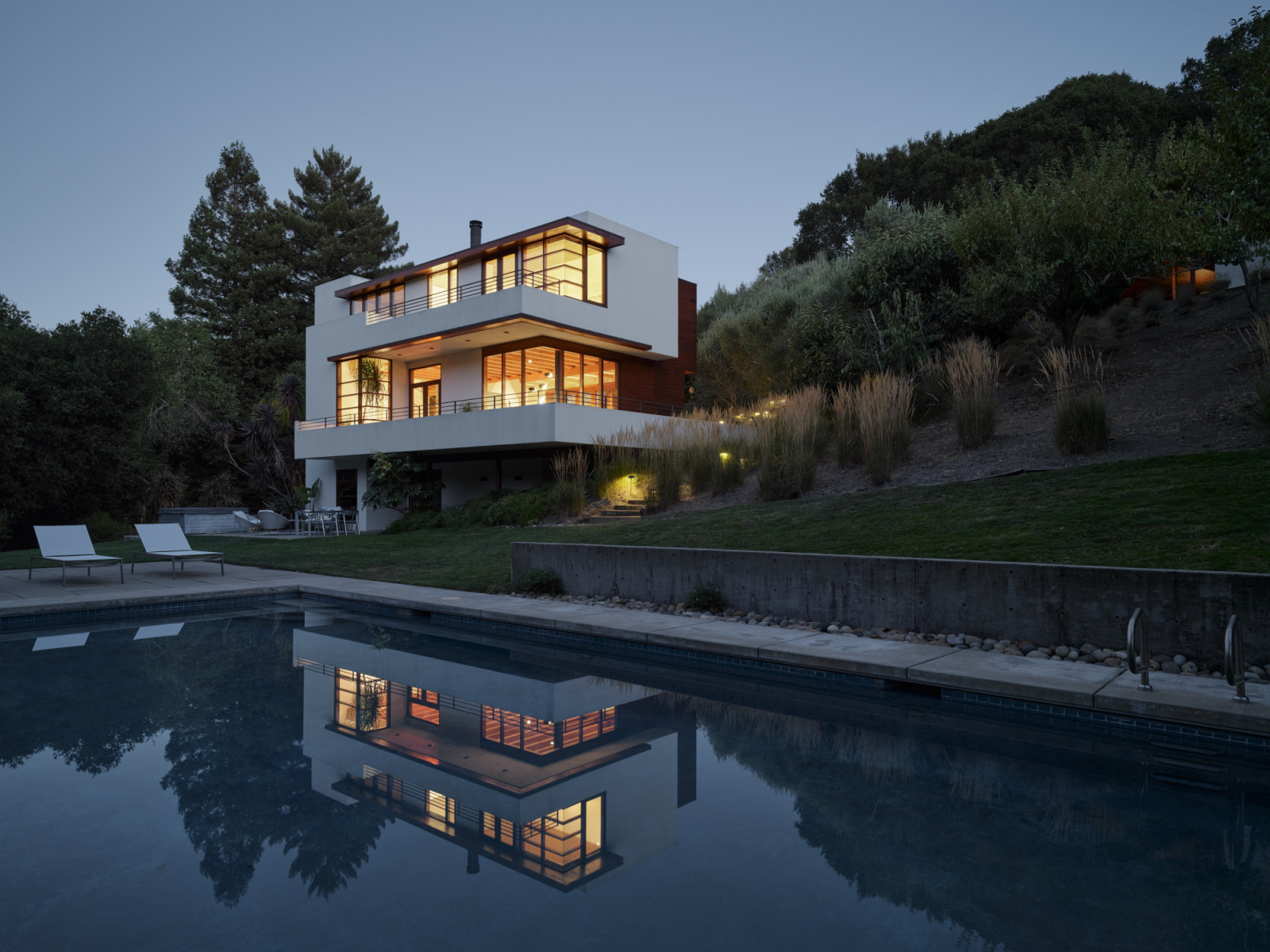 The exterior of Robert Swatt's family home in Lafayette, California