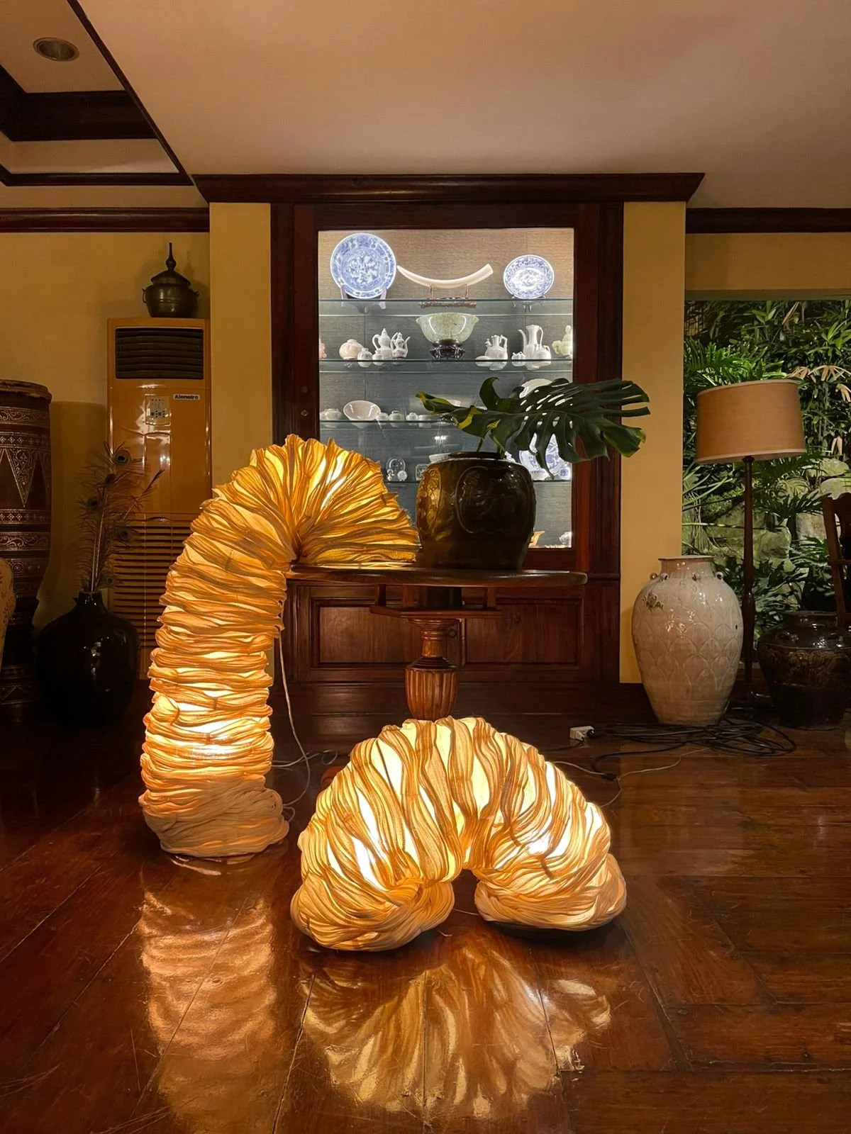 Eye-catching pieces displaying Brias's take on Filipino craftsmanship
