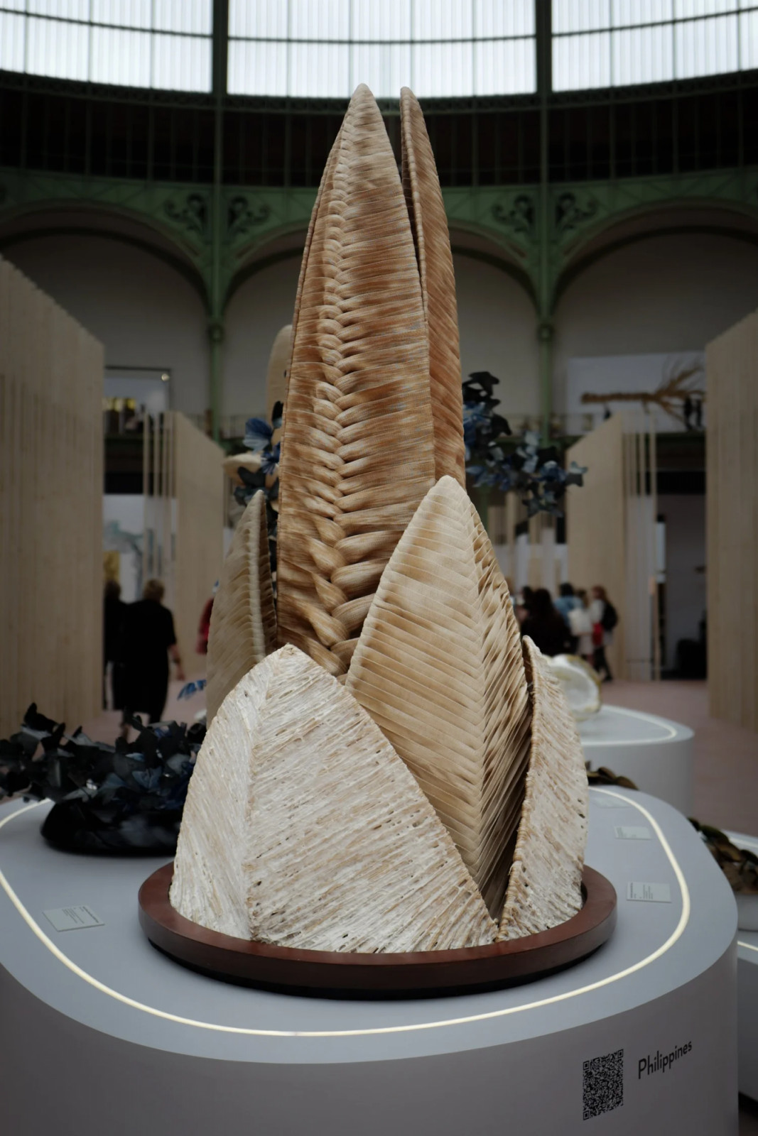 The Heart of Abaca lamp, designed by Jaime Brias