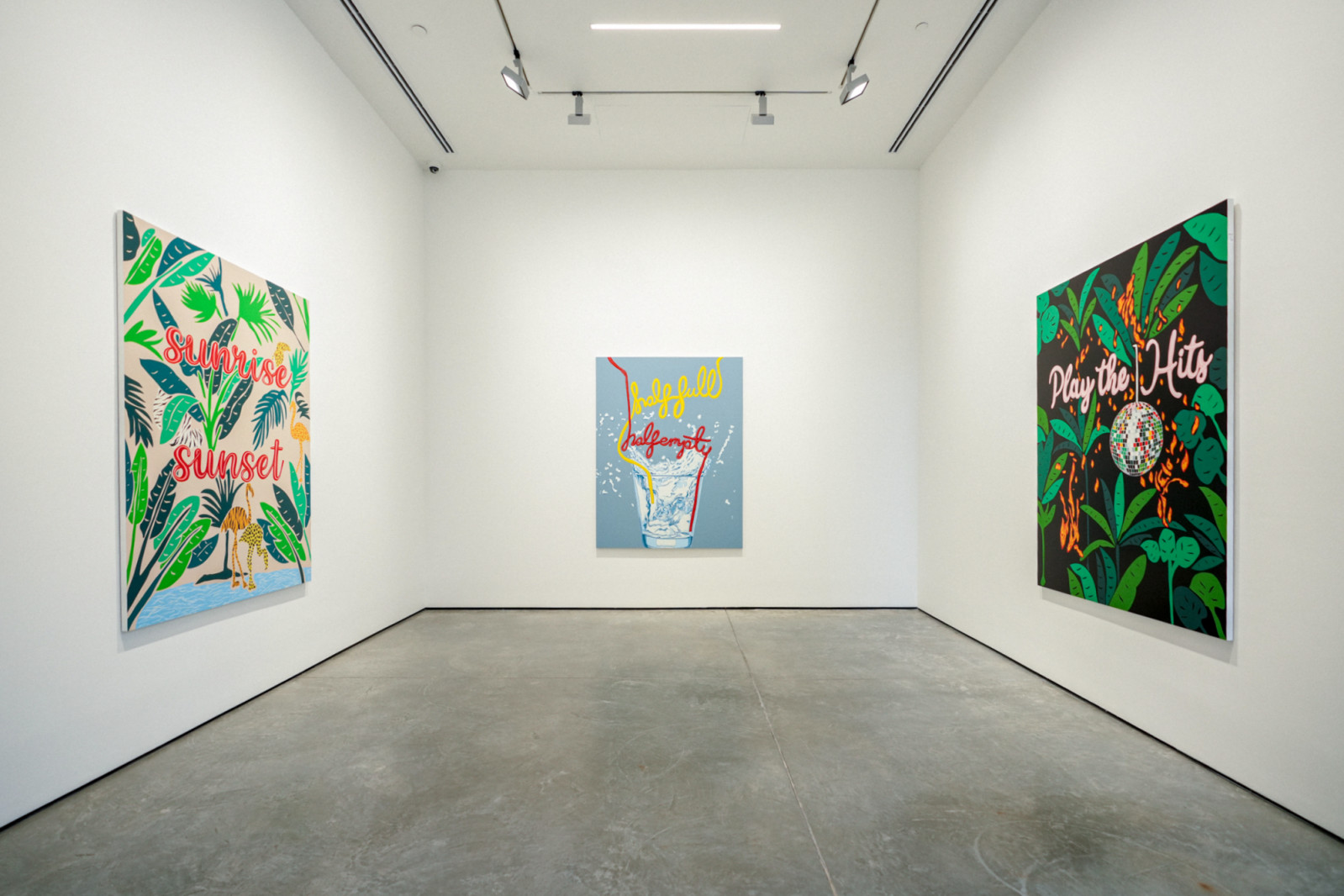 A selection of works by Mesler at Harper's Gallery Bangkok