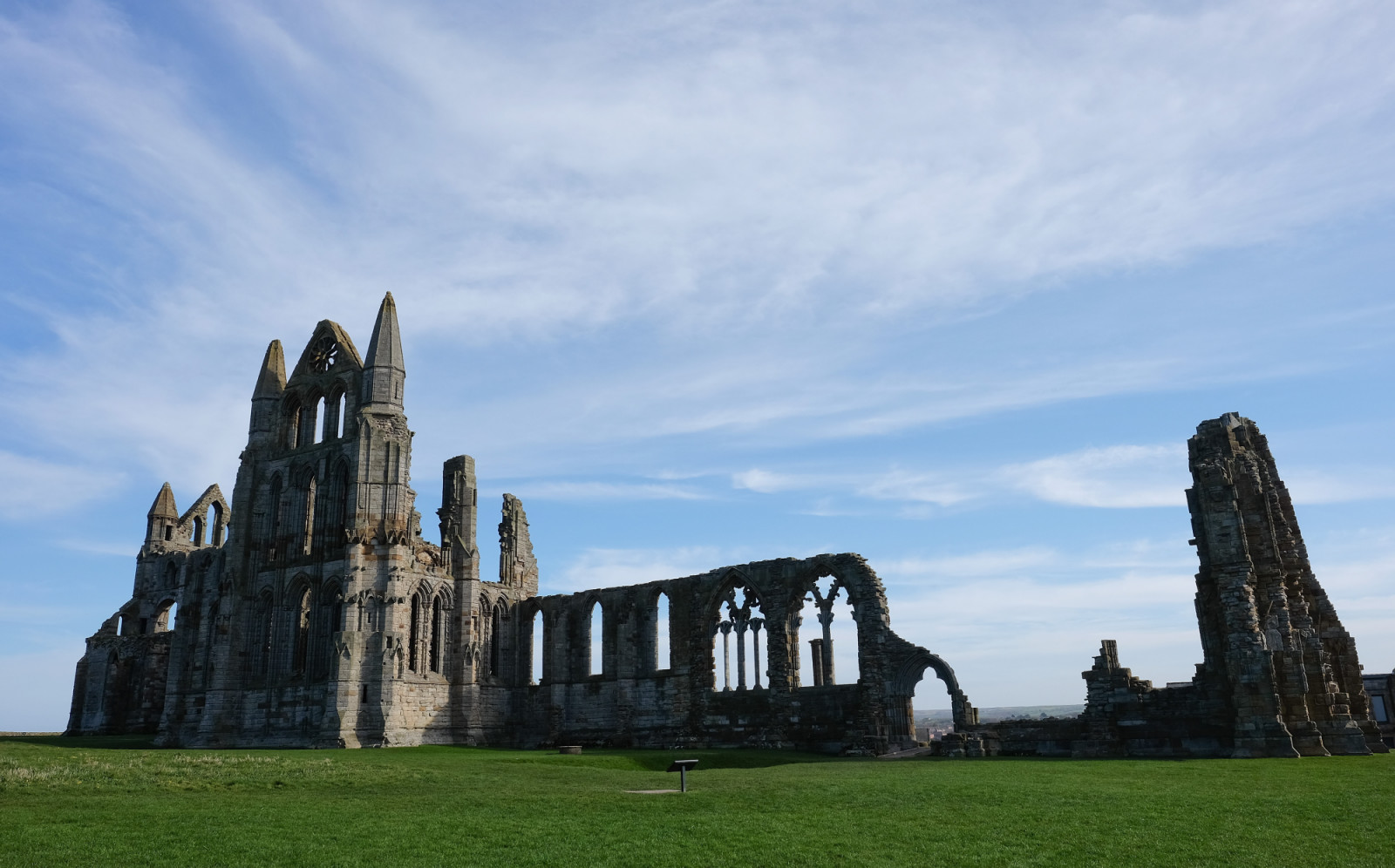 WHITBY, ENGLAND - APRIL 21: Preparations are made at Whitby Abbey in North Yorkshire ahead of a beacon lighting ceremony that forms part of country wide celebrations for the 90th birthday of Queen Elizabeth II on April 21, 2016 in Whitby, England. To mark the occasion, more than 1000 beacons were lit simultaneously throughout the UK, UK overseas territories and Commonwealth countries with the Queen lighting the principal beacon at Windsor Castle. (Photo by Ian Forsyth/Getty Images)