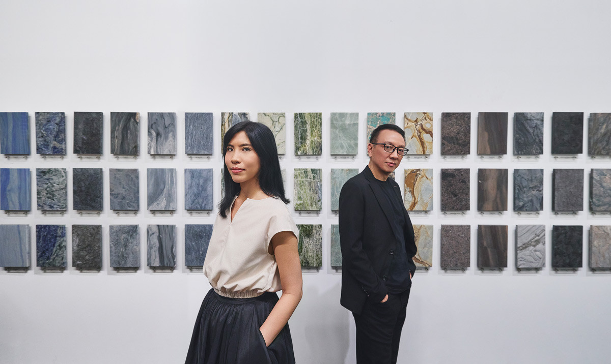 Yong Mien Huei (left) and Robin Tan (right), senior architect and founder of Wallflower Architects, winner of Best Good Class Bungalow at Tatler Homes Design Awards 2026