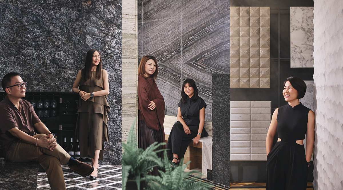 Some of the winners of Tatler Homes Design Awards 2026 photographed at the Stone Gallery by Hafary