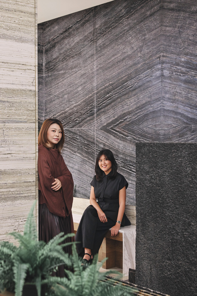 Molina Hun (left) and Yanika Gunawan (right), co-founder and partner of Sujonohun, winner of Readers’ Choice - Best Bespoke Concept at Tatler Homes Design Awards 2026