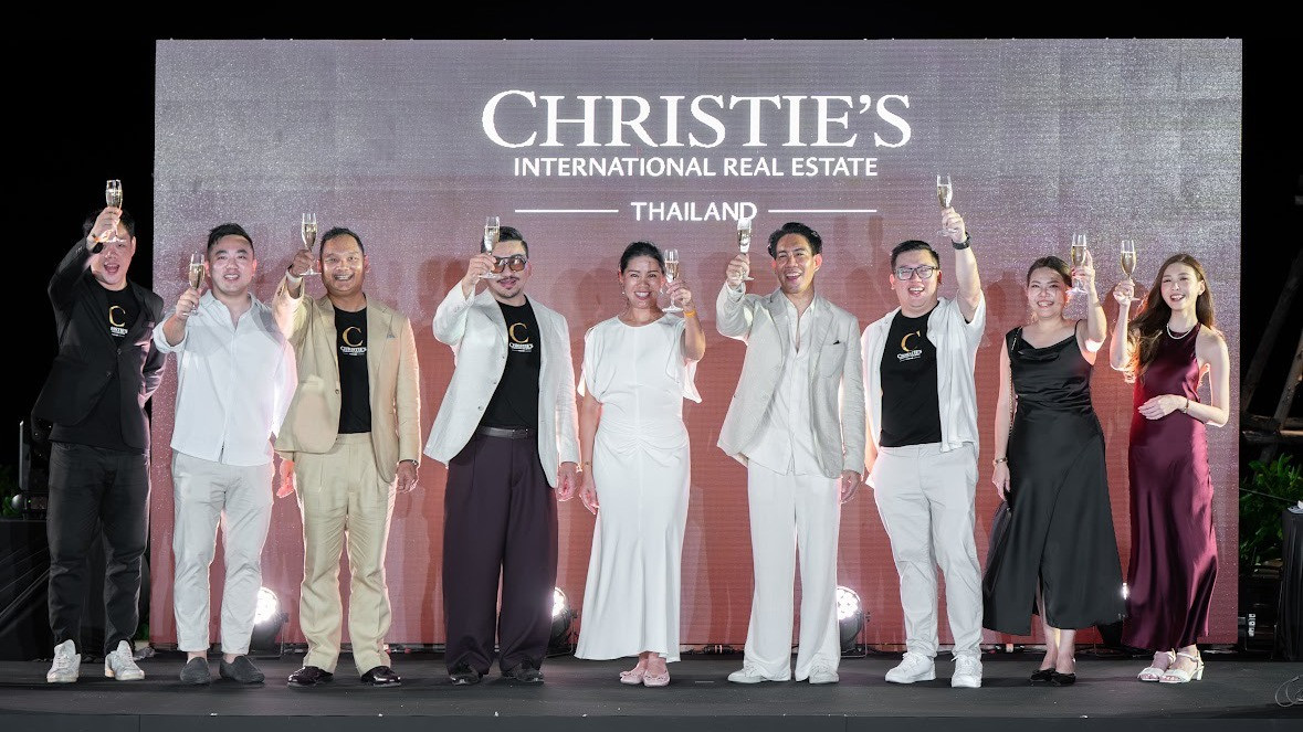 งานเปิดตัวเอ็กซ์คลูซีฟของ คริสตี้ส์ อินเตอร์เนชั่นแนล เรียล เอสเตท ประเทศไทย ซึ่งจัดขึ้น ณ RAVA Beach Club จังหวัดภูเก็ต (ภาพ: คริสตี้ส์ อินเตอร์เนชั่นแนล เรียล เอสเตท ประเทศไทย)