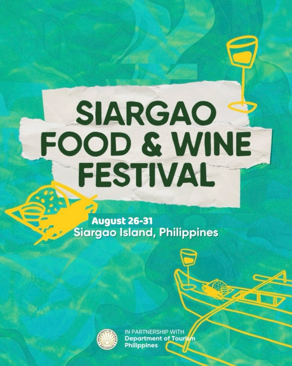 Tatler Dining - Siargao Food and Wine Festival 2026 - Festival Poster