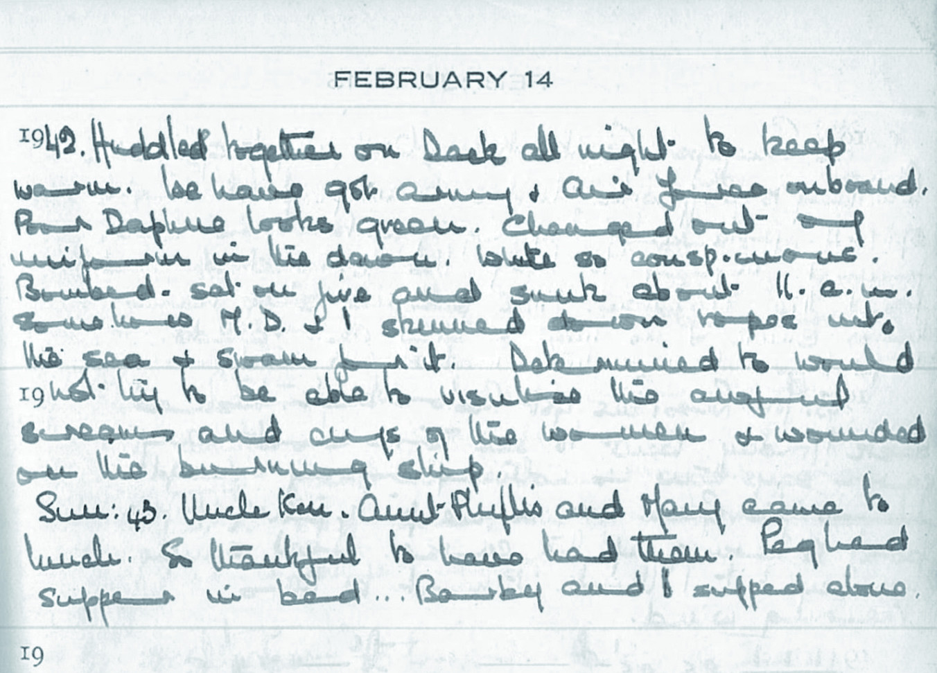 It describes Pen's terrifying escape from Singapore on the SS Kuala