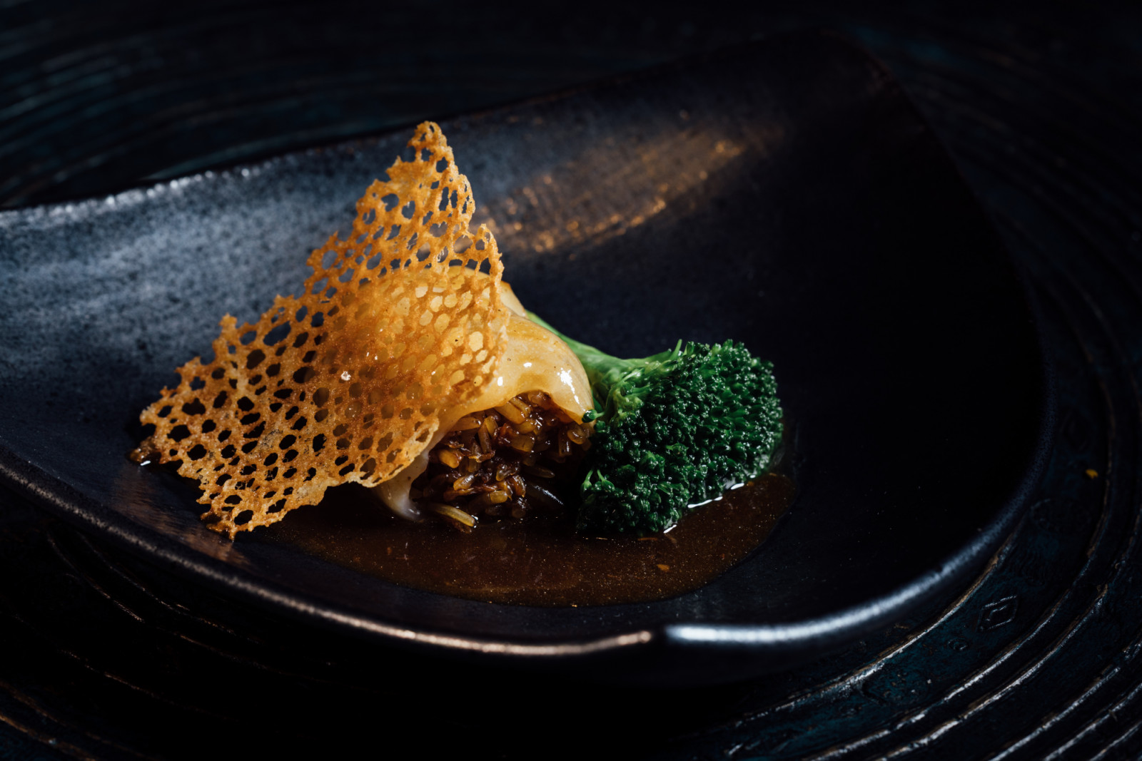 Fish maw with glutinous rice, abalone sauce at Mott 32 Cebu