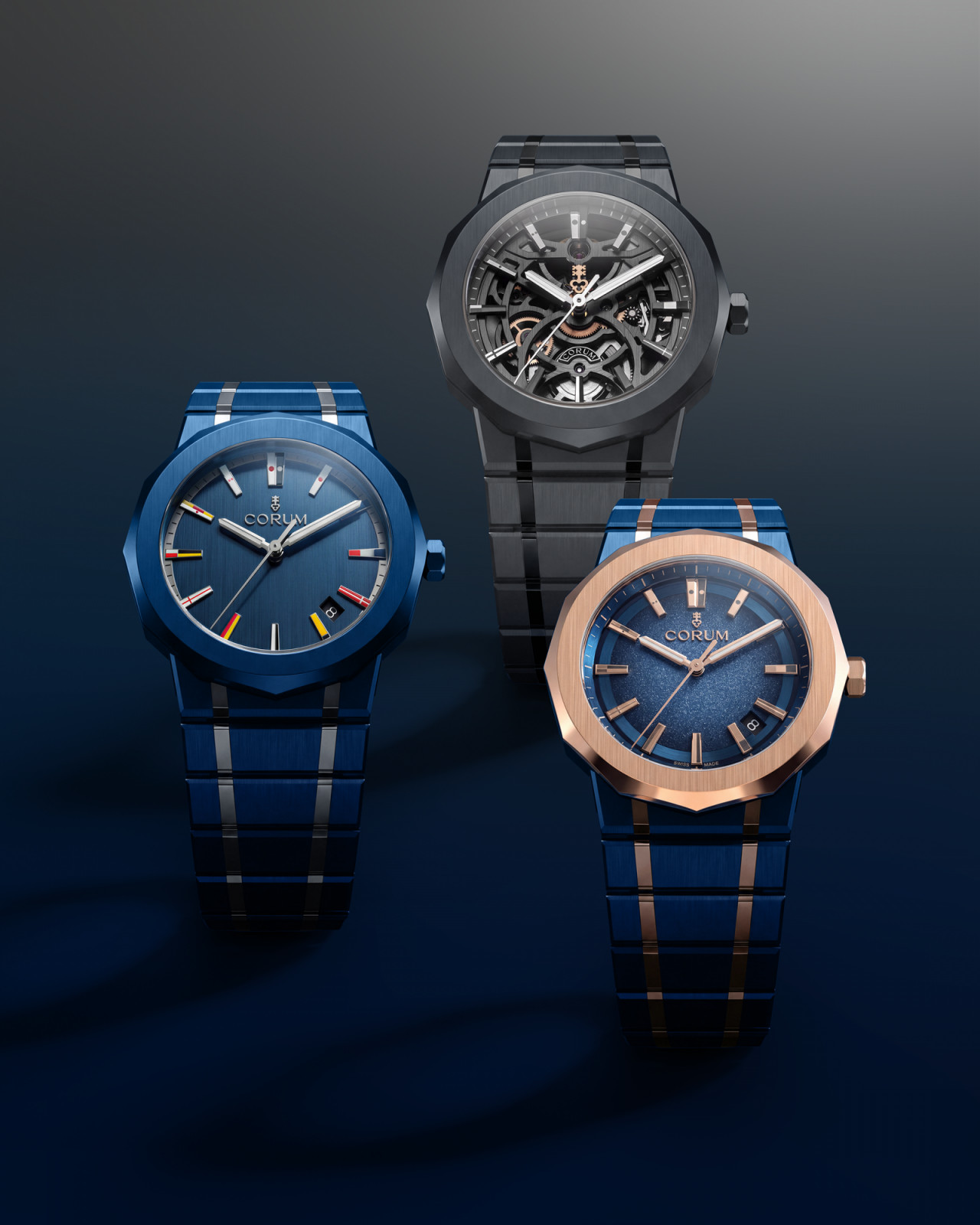 Corum Admiral in ceramic