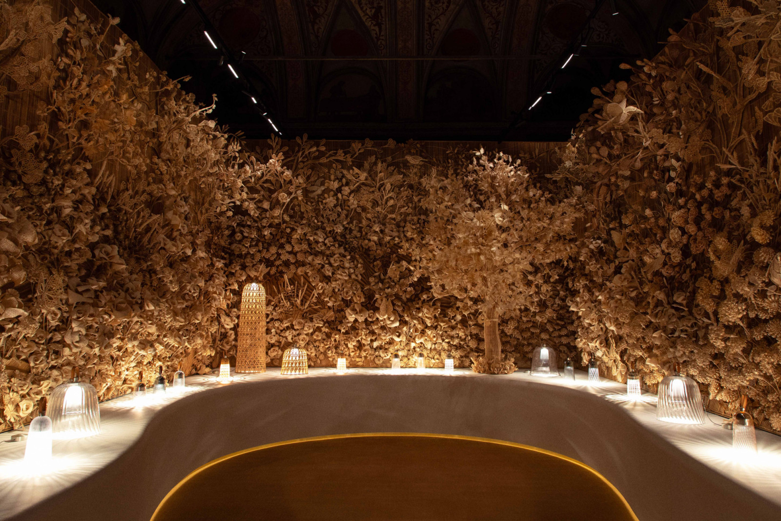 The Corolle showcase by Dior at Palazzo Landriani