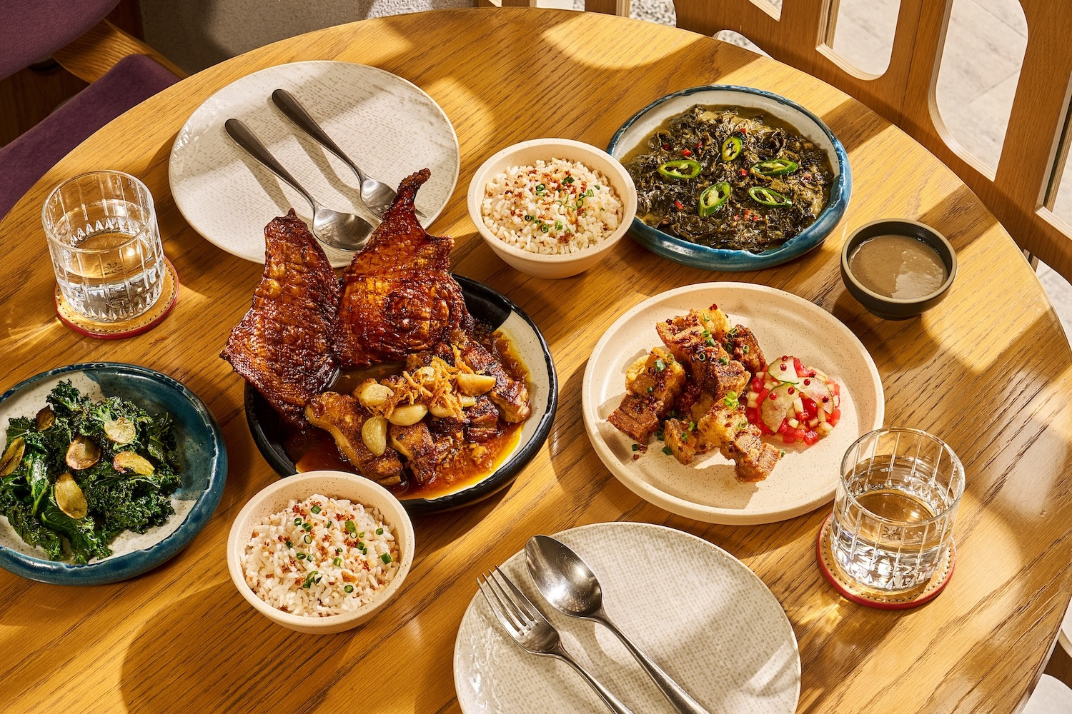 Lunch spread at modern Filipino restaurant Hayop (Photo: Hayop)