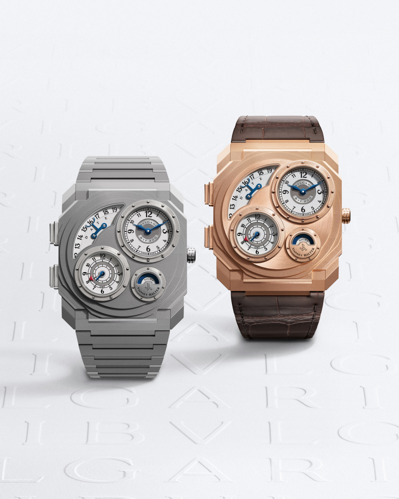 นาฬิกา Bvlgari รุ่น Octo Finissimo Dual Time x Vianney Halter (Image: Bvlgari)