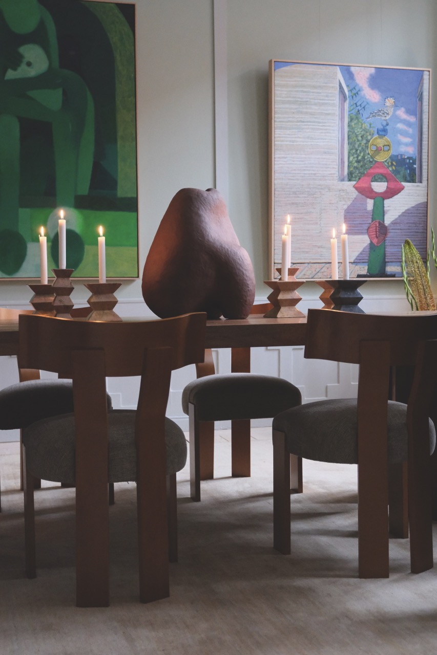 Dusty Deco transformed an 18th-century Copenhagen residence into a delightful, fully layered Dusty Deco home