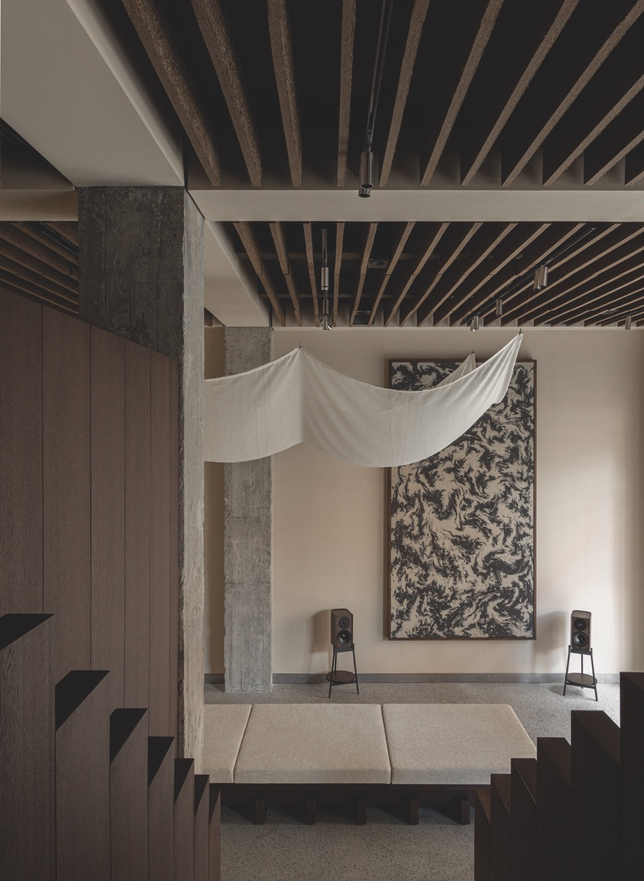 A Moving Presence by Karimoku Case and Dynaudio, designed by Norm Architects