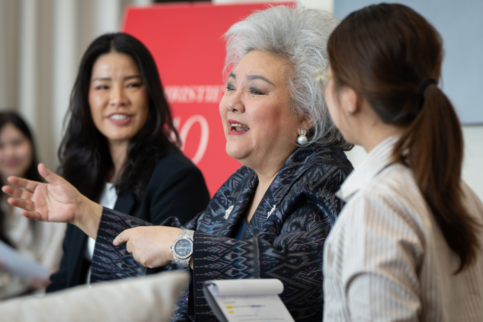 บรรยากาศงานเสวนาพิเศษในวาระครบรอบ 40 ปี Christie's Asia ที่สำนักงาน Christie's Thailand (ภาพ: Christie's Thailand)