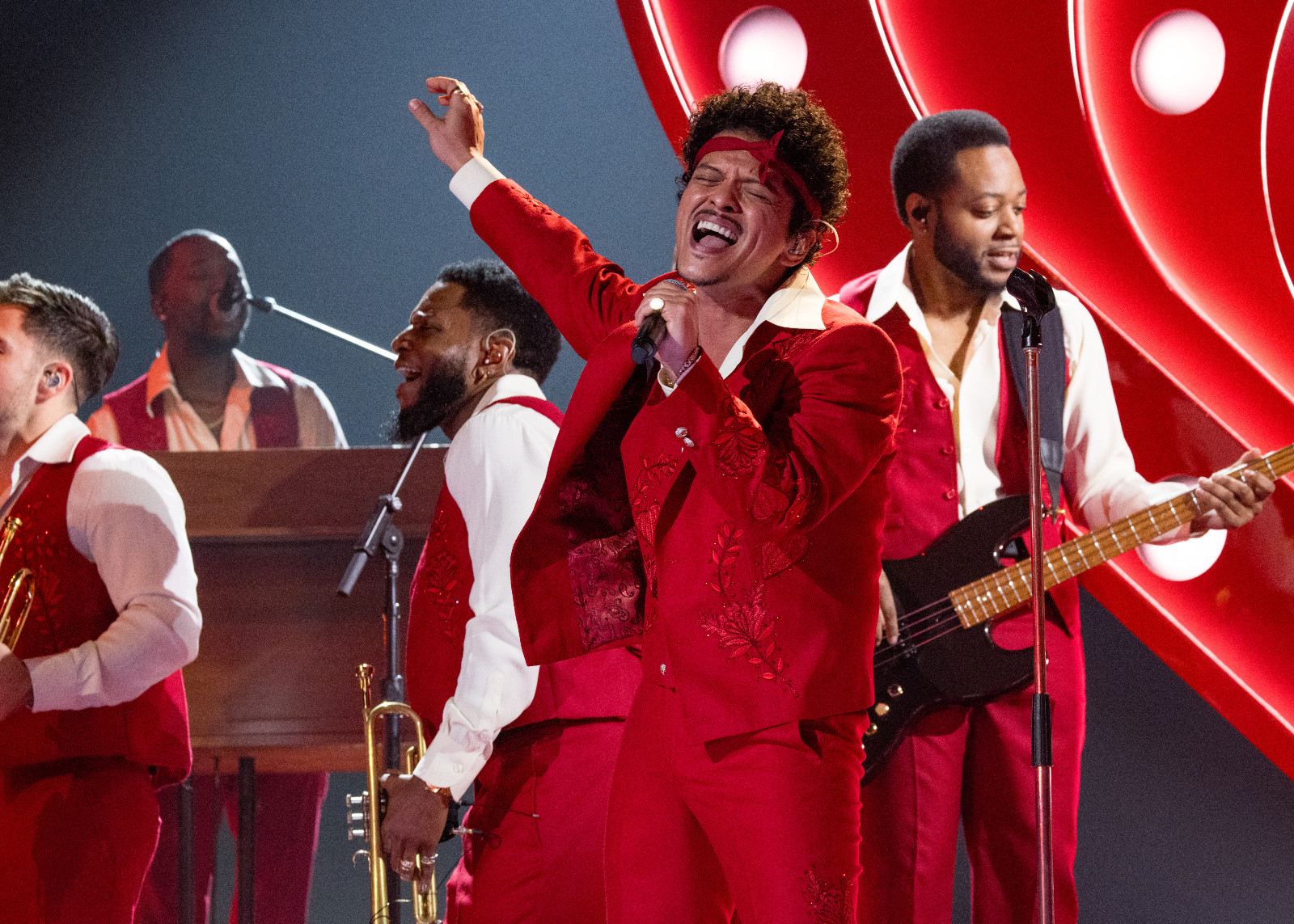 Bruno Mars performs the Latin-infused ‘Risk It All’ at the 68th Grammy Awards in February 2026, where he was nominated in three categories. (Photo: Getty Images)
