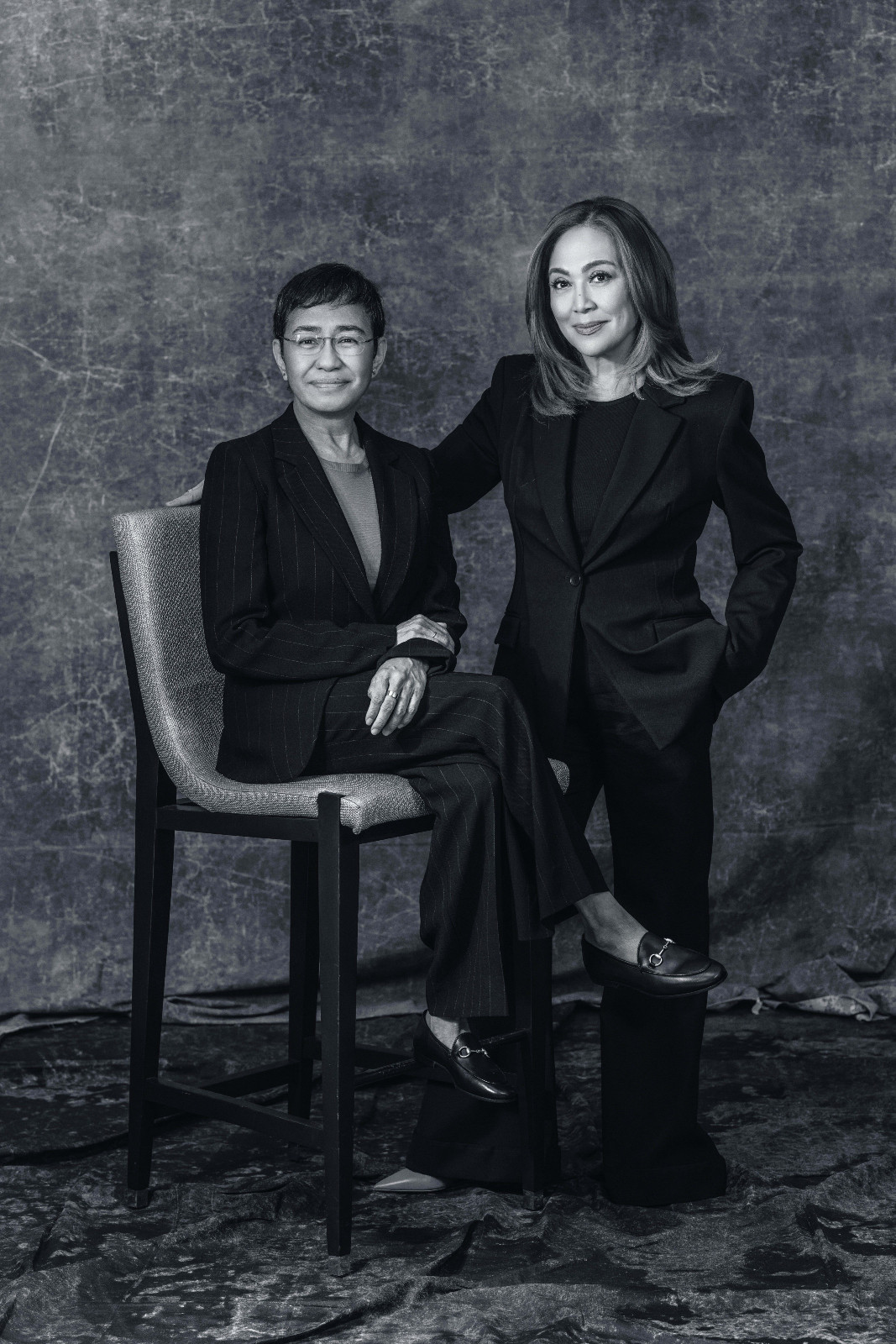 Maria Ressa and Karen Davila for ‘In Conversation’ | Tatler Philippines