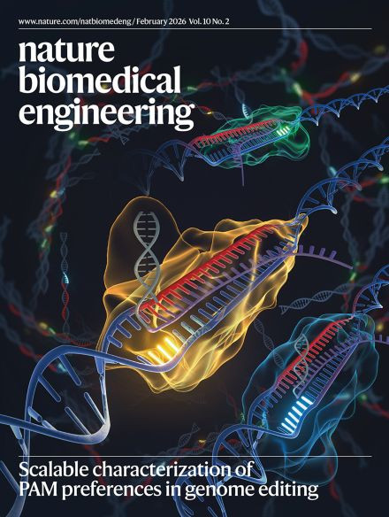 Research led by GenEditBio's co-founder and chairman, Dr Zongli Zheng, was published on the cover of the journal Nature Biomedical Engineering in early 2026