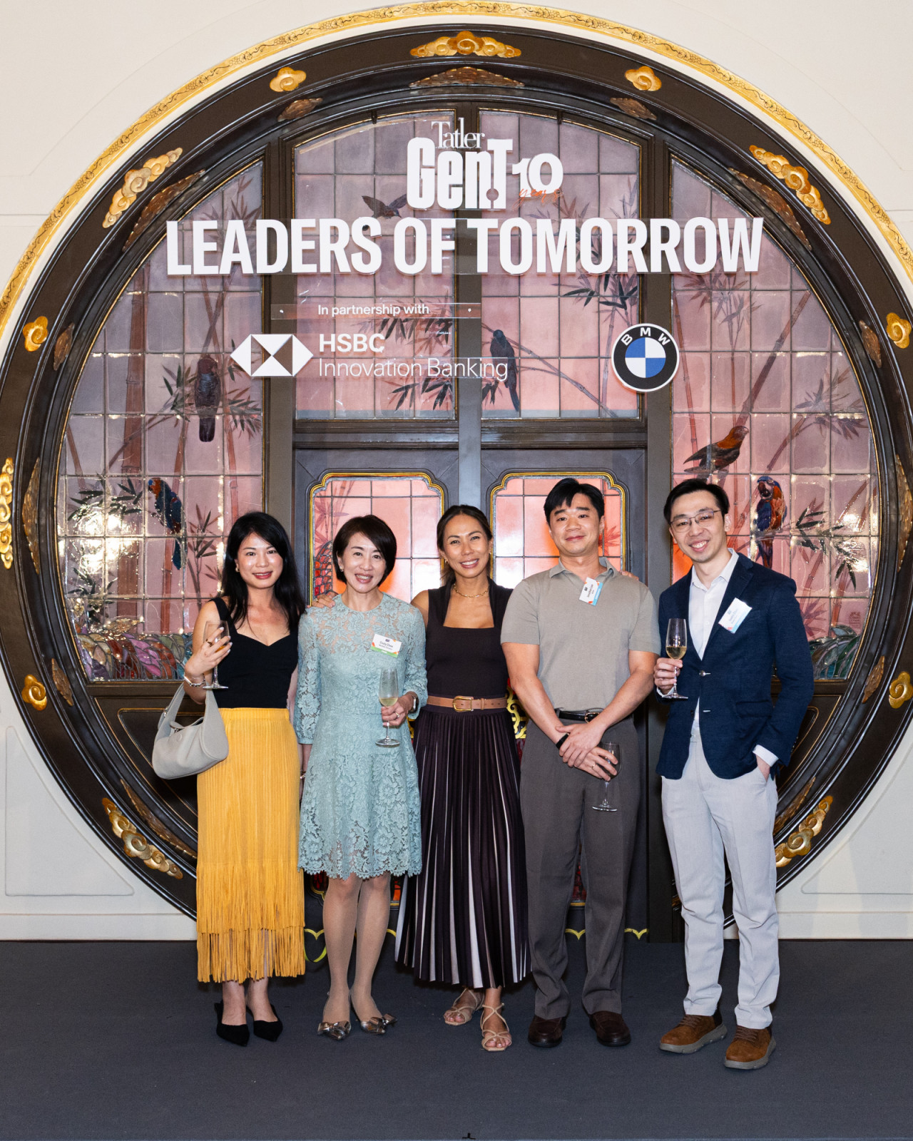 From left: Sarah Tong, Cindy Chow, Tamara Lamunière, Justin Chan