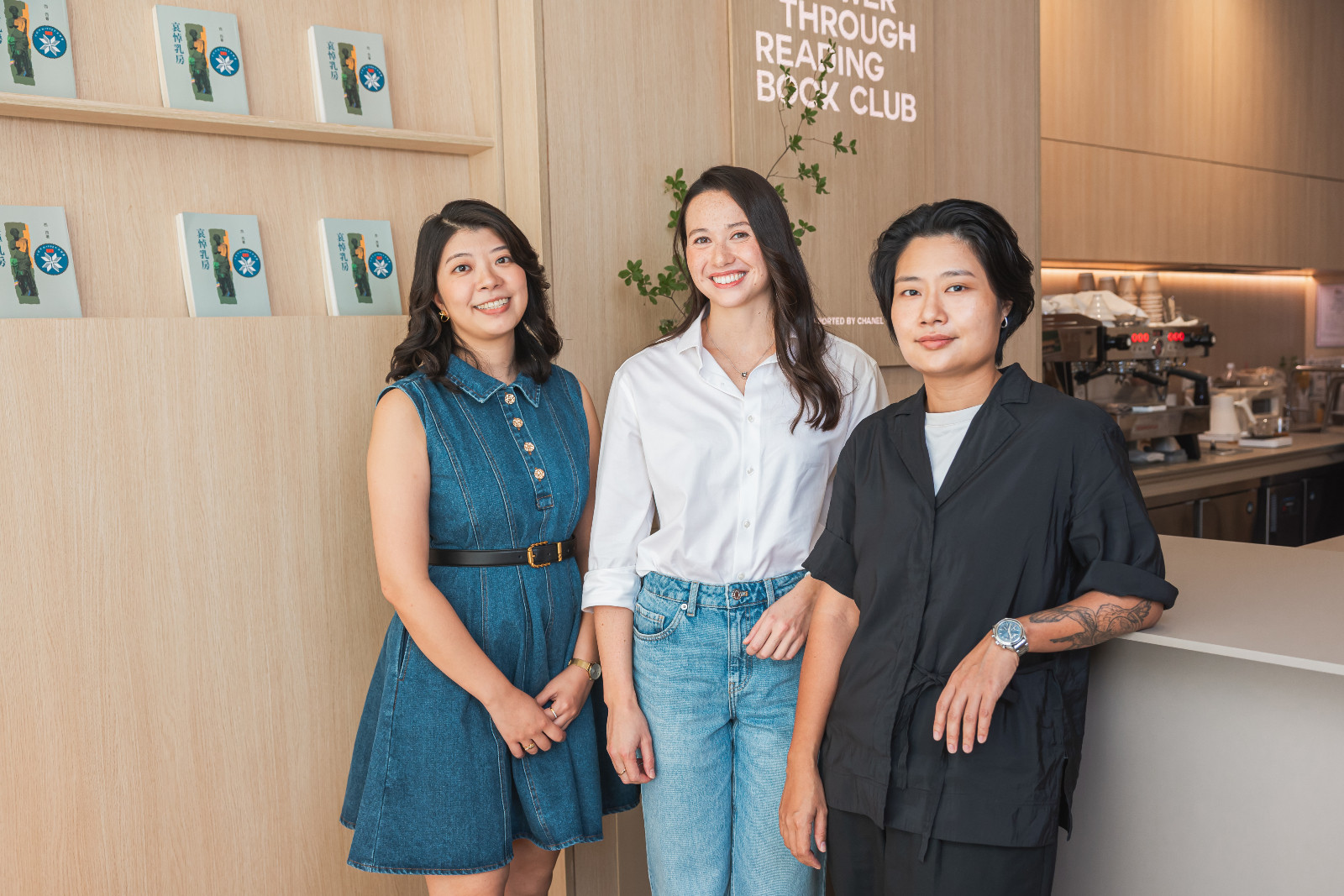 Siobhán Haughey joined authors Lam Samwai and Eva Wong Yi to explore literature’s role as a sanctuary for mental clarity and personal growth. (Photo: Chanel)