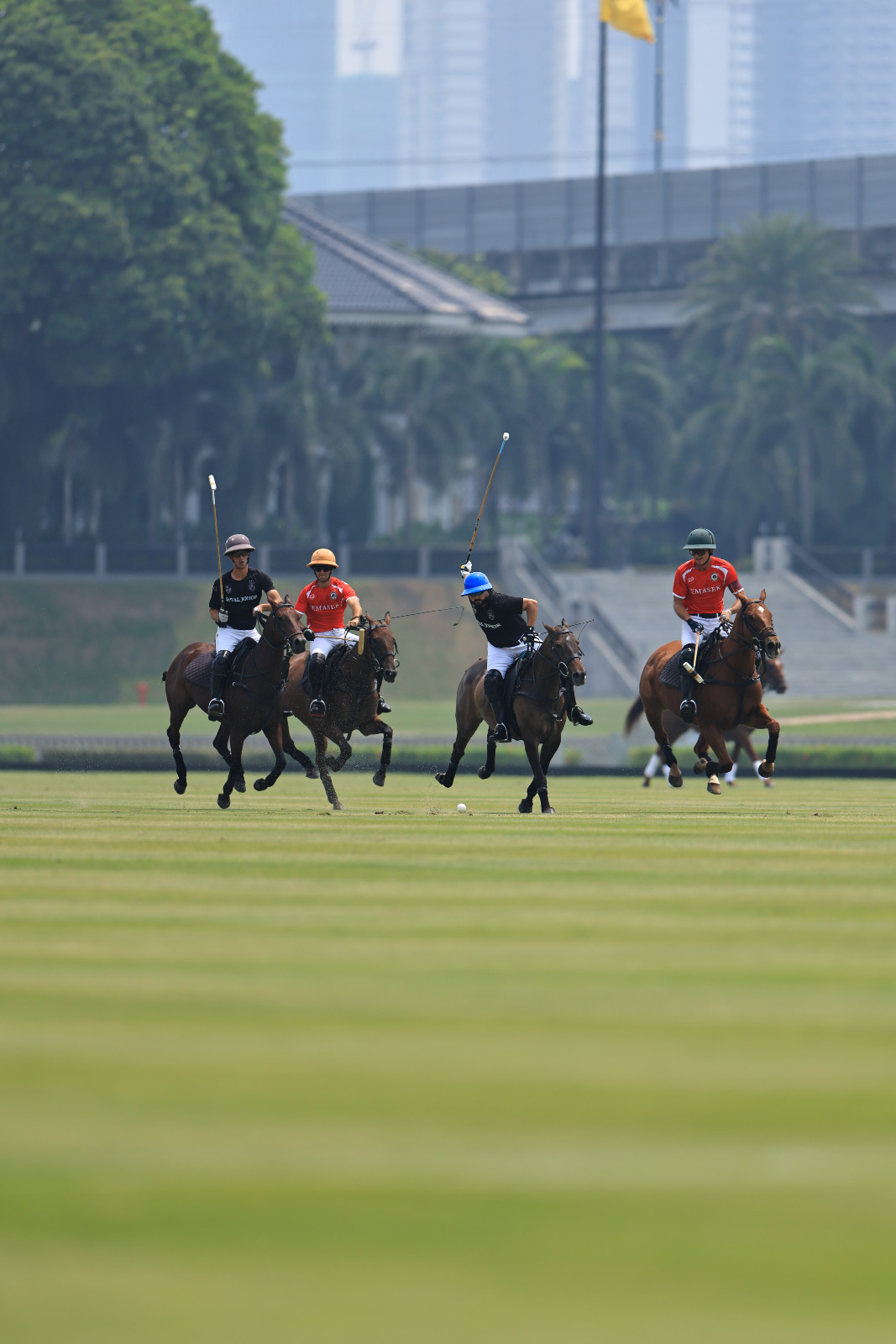 Tense moments during Royal Johor vs Temasek, a battle for the championship