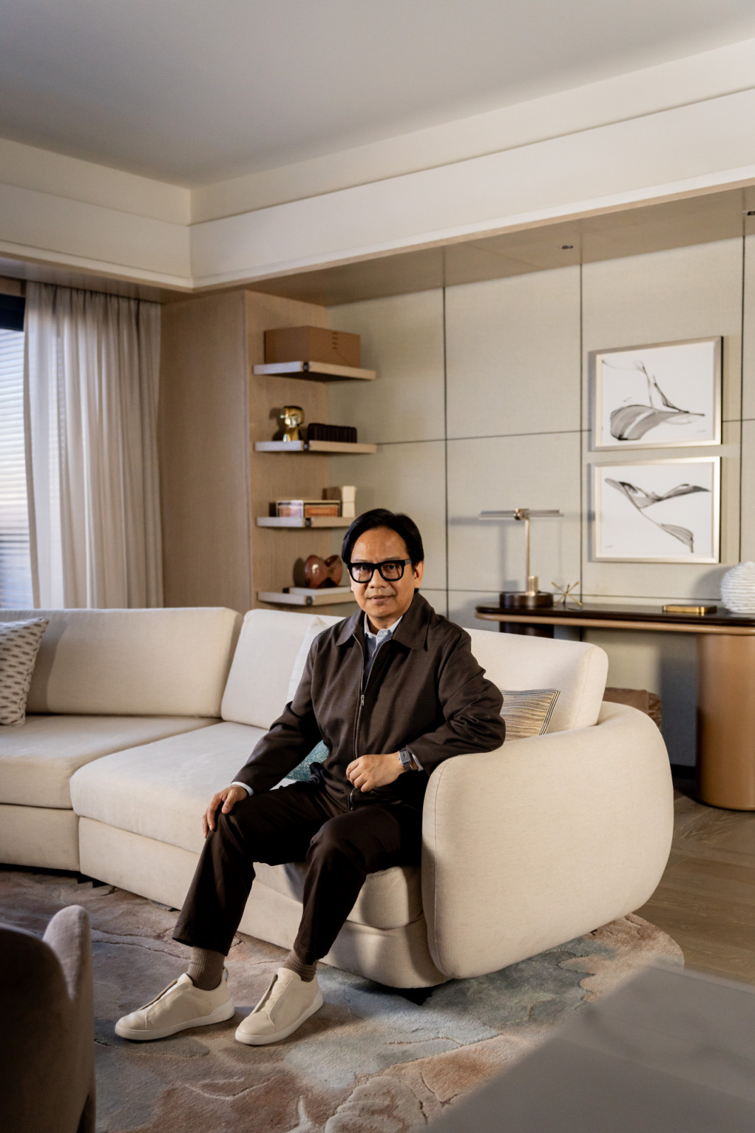 Miguel Rosales at the Shang Summit showroom