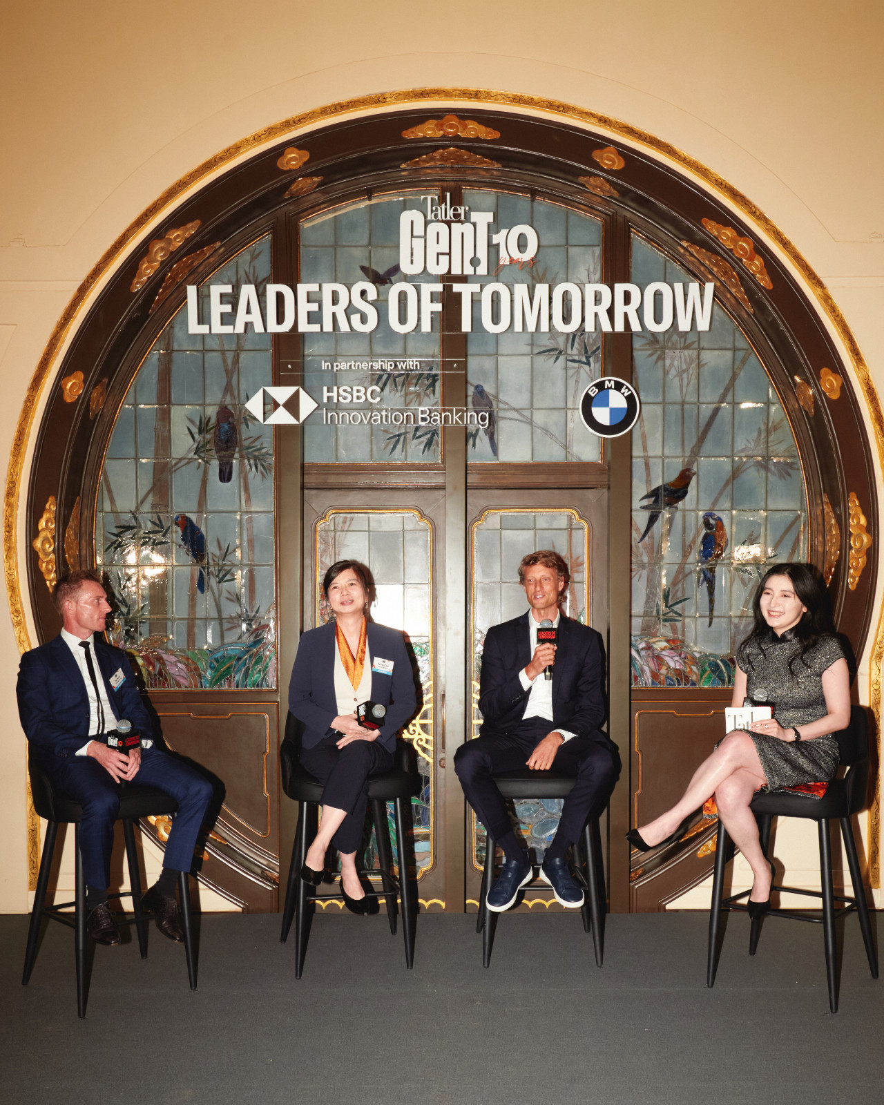 From left: Zac Purton, Pui-wah Choi, Arthur de Villepin, Cat Wang